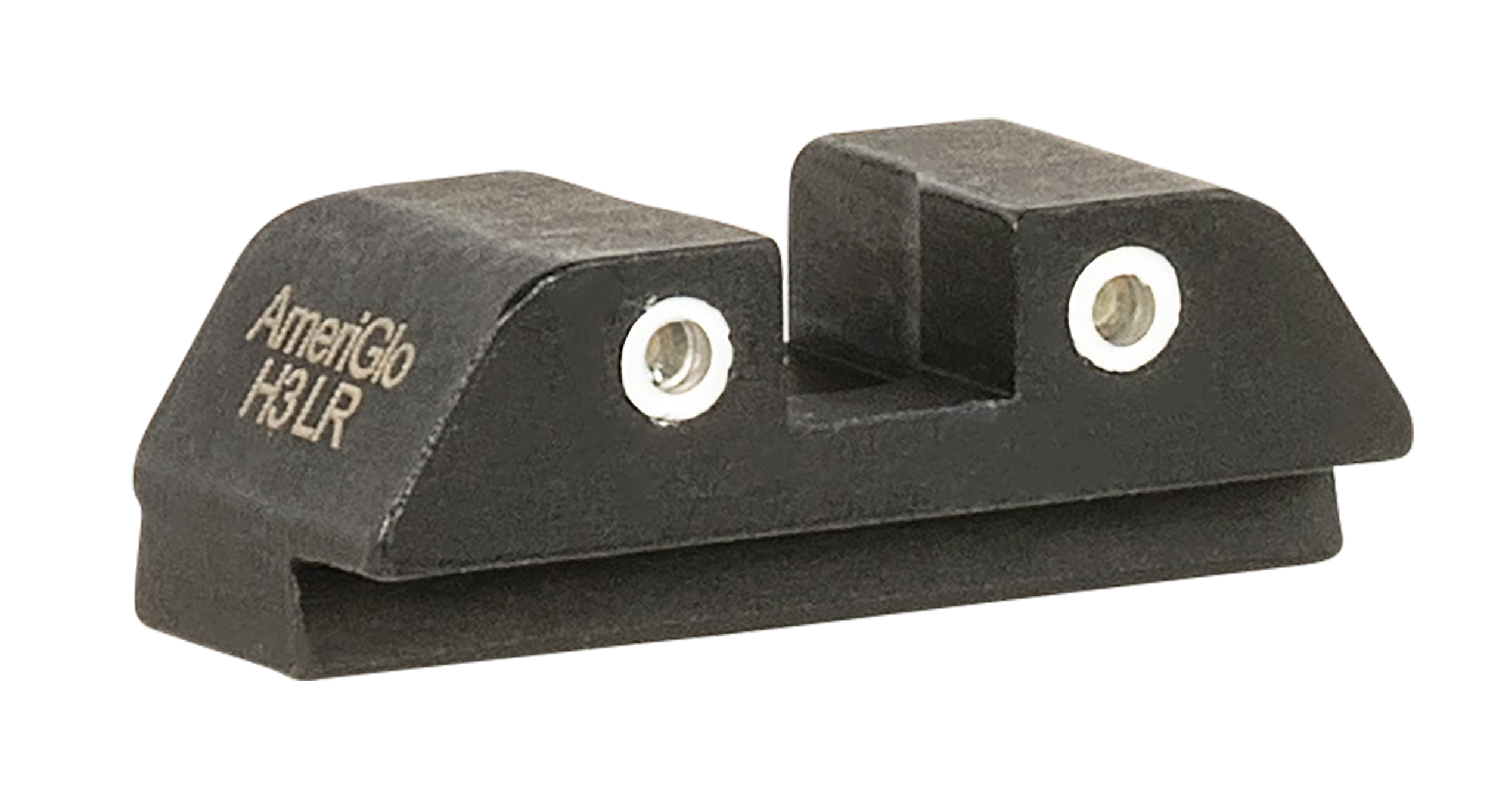 AmeriGlo GL8113R Classic Tritium Rear Sight for GlockBlack | Green Tritium with White Outline Rear Sight