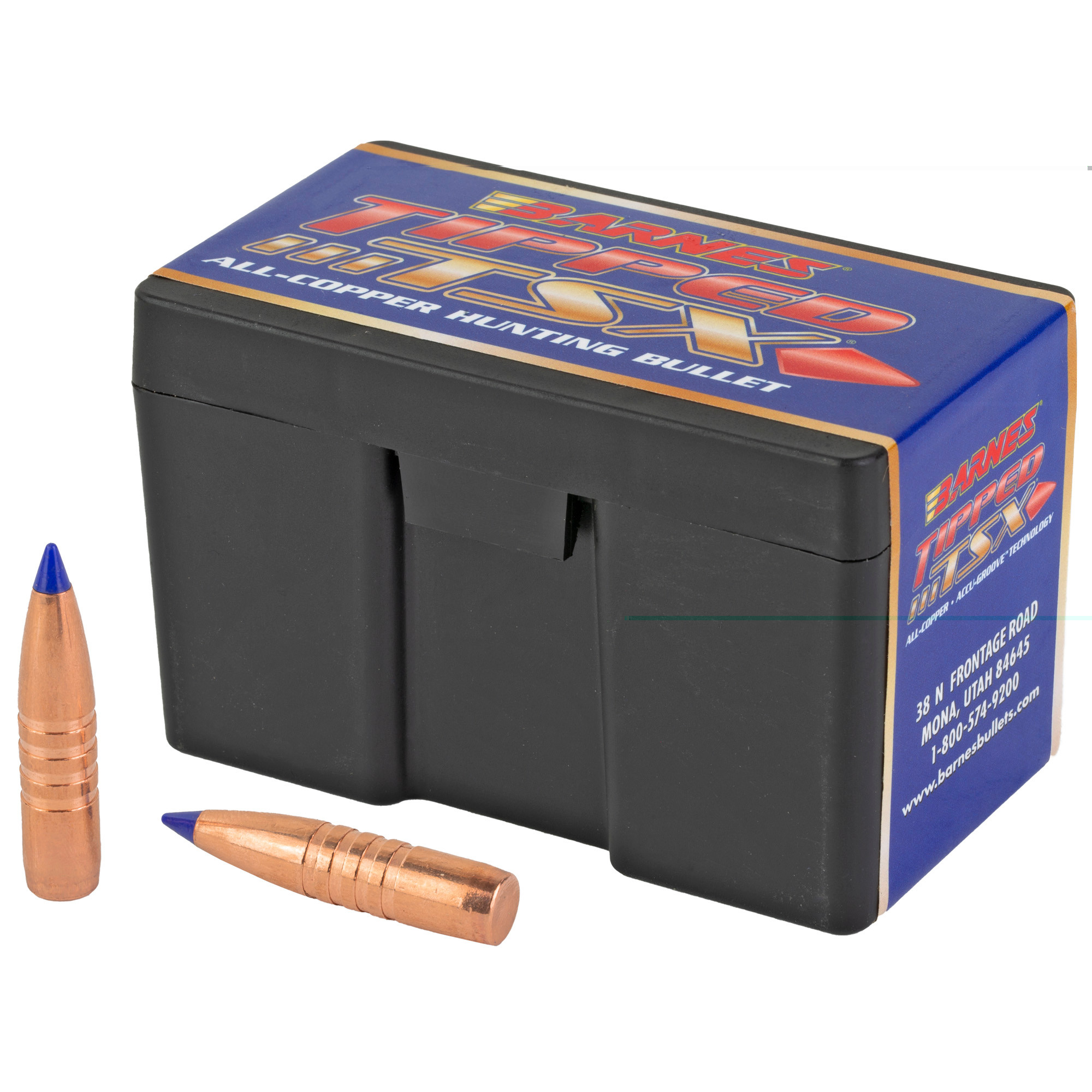 Barnes Tipped Triple-Shock X (TTSX) Bullets 264 Caliber, 6.5mm (264 Diameter) 120 Grain Spitzer Boat Tail Lead-Free Box of 50