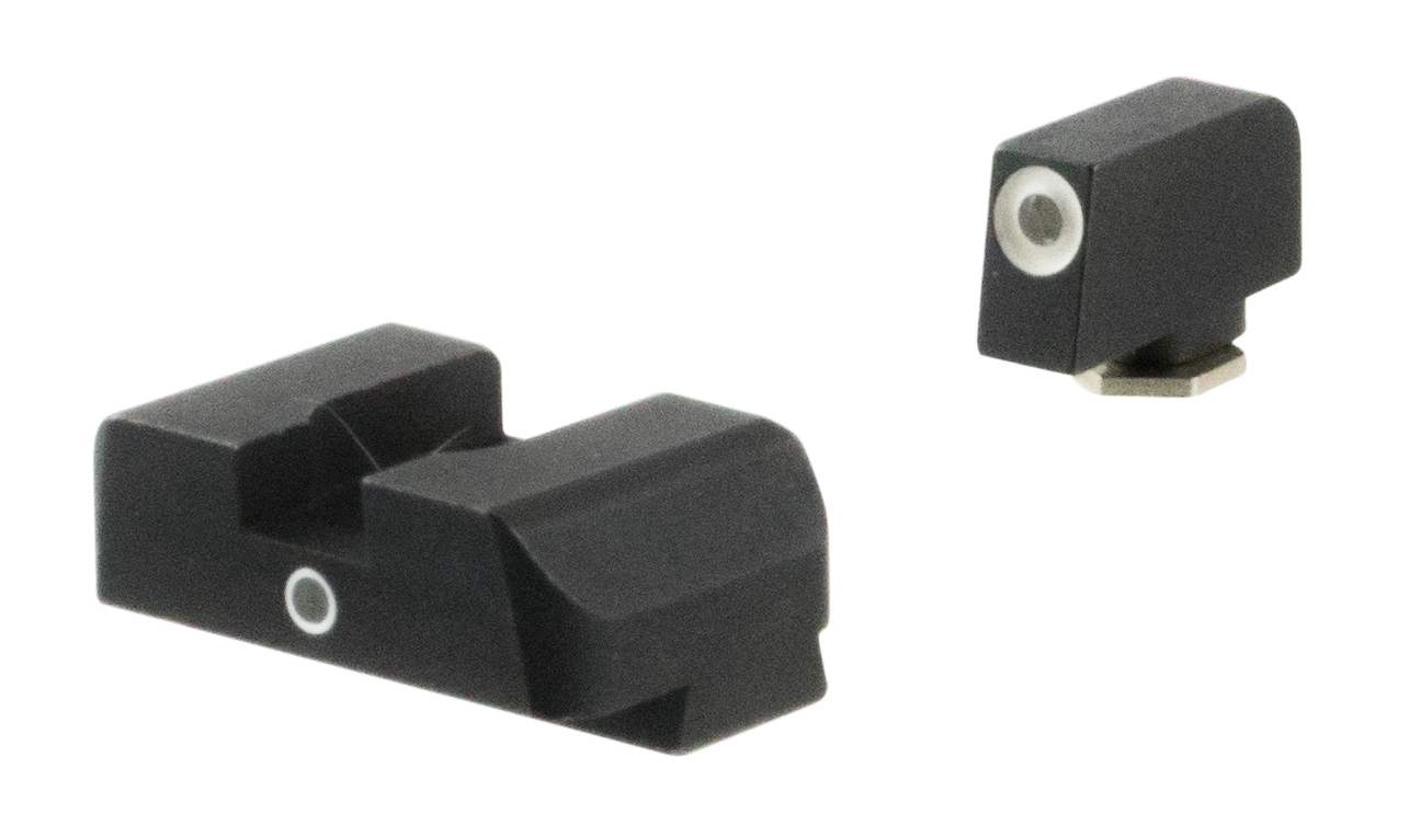 AmeriGlo GL5101 i-Dot Sight set for GlockBlack | Green Tritium with White Outline Front Sight Green Tritium i-Dot Rear Sight