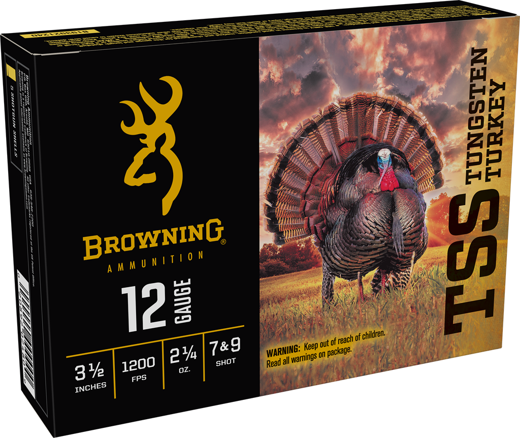 Browning TSS Turkey Ammunition 12 Gauge Non-Toxic Tungsten Shot