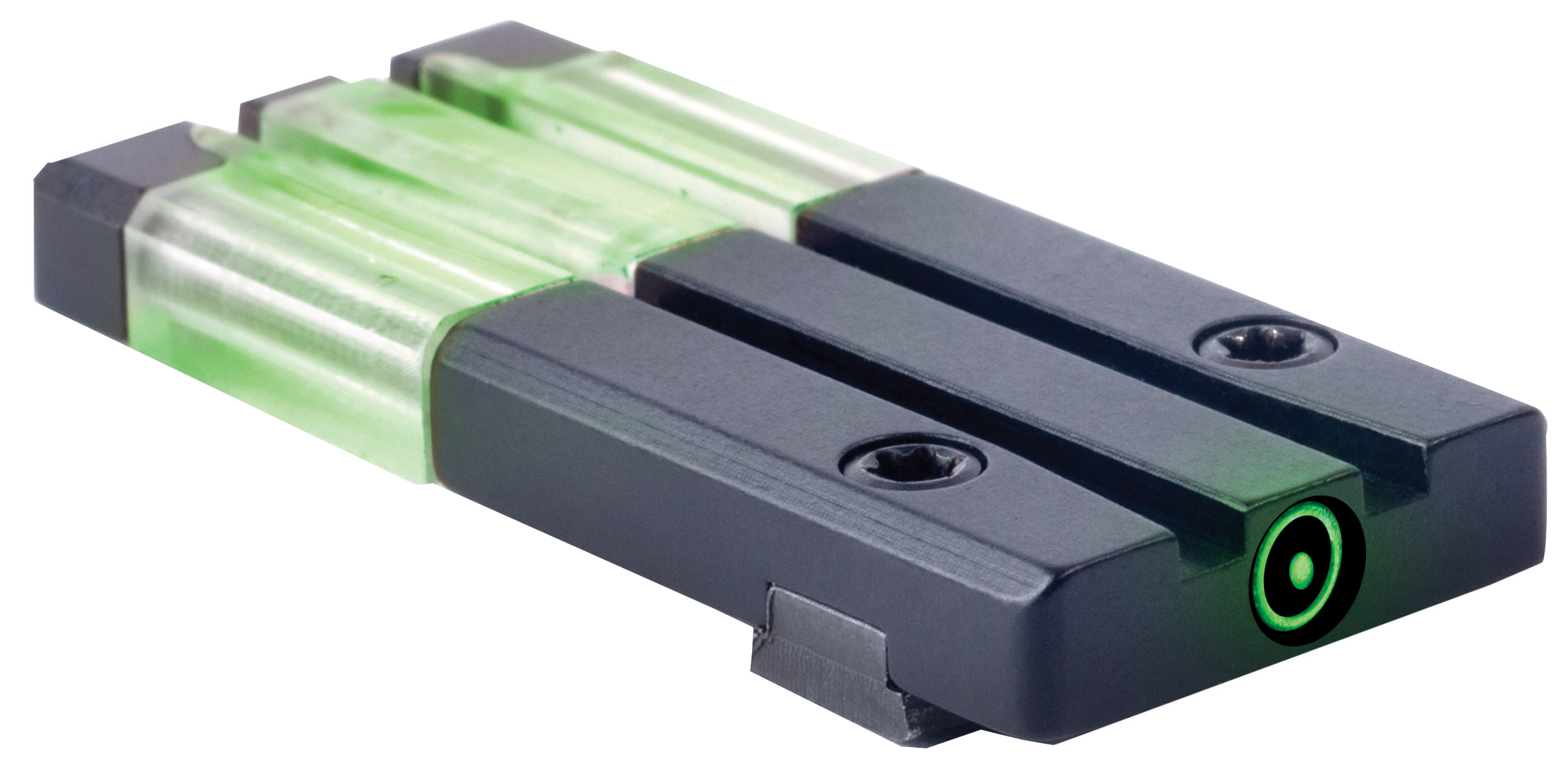 Meprolight FT Bullseye Rear Sight Glock 17, 19, 20, 21, 22, 23, 24, 26, 29, 30, 34, 35, 36, 42, 43, 43X, 48 Tritium Fiber Optic