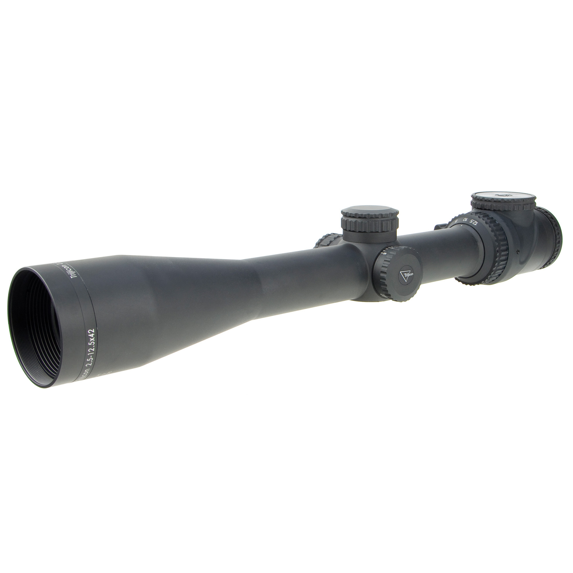 Trijicon 2.5-12.5x42 AccuPoint 30mm Rifle Scope Matte, MOA-Dot Crosshair w/ Green Dot