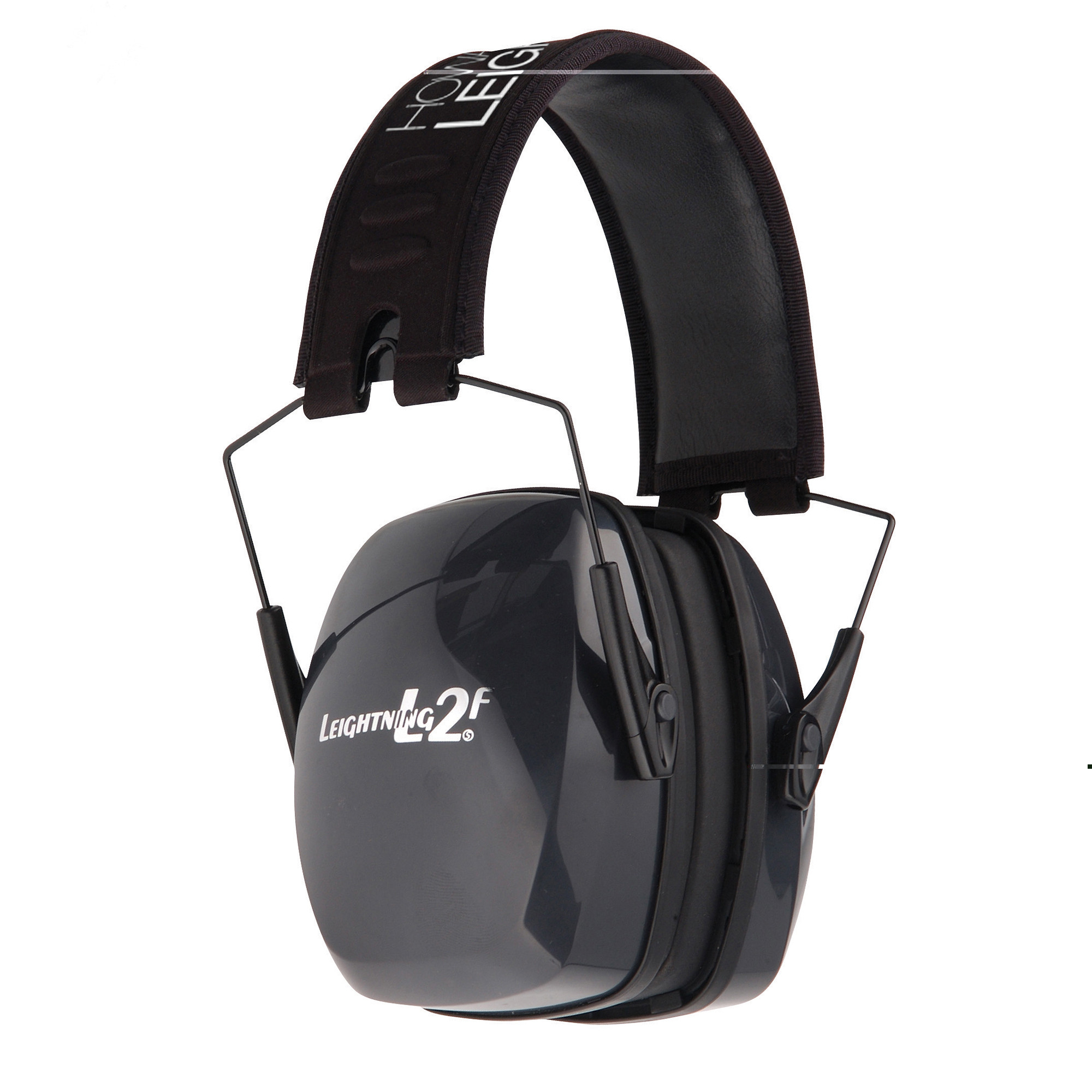 Howard Leight R01525 Leightning L2F Slim Passive Muff 27 dB Over the Head Gray/Black Adult