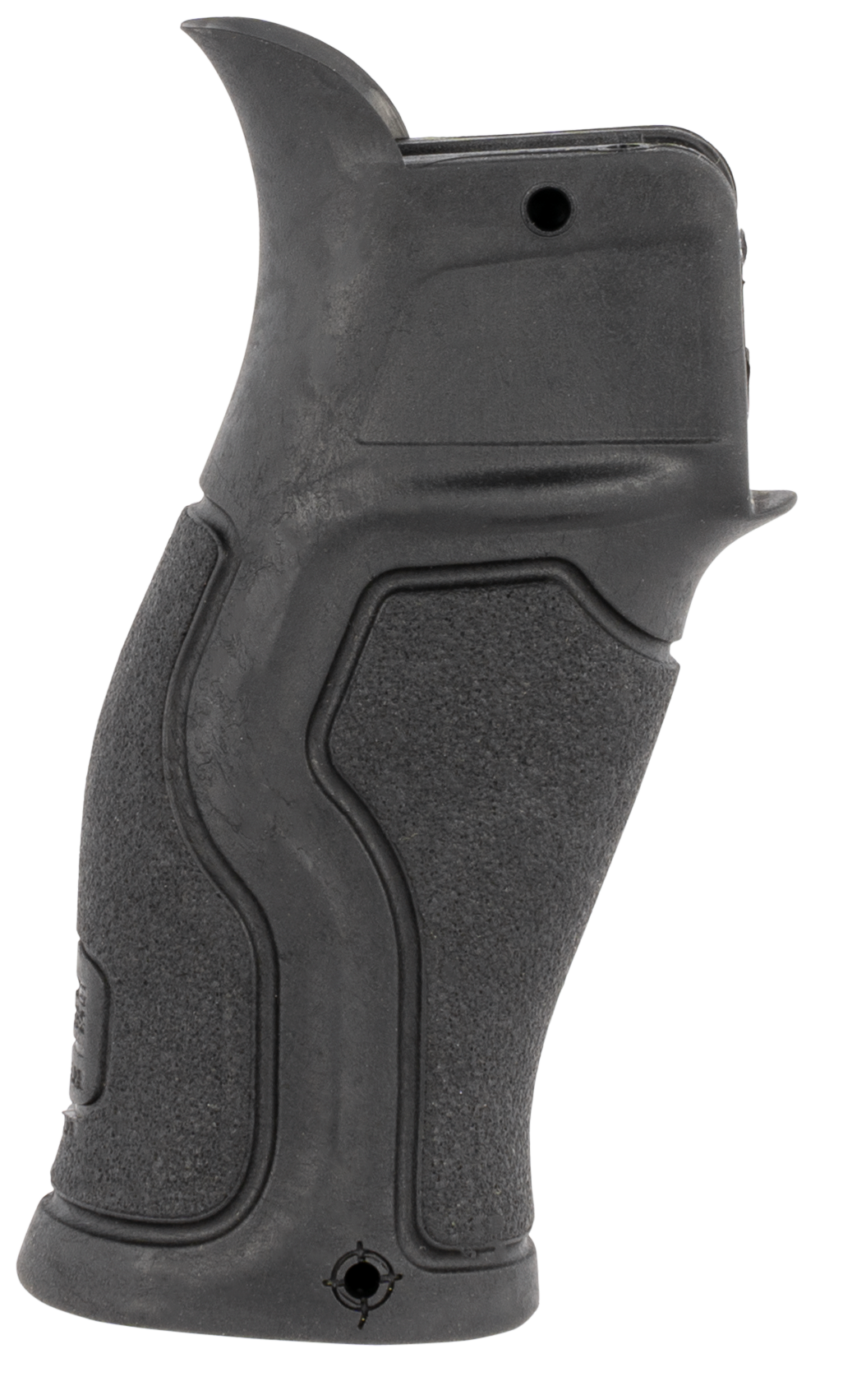 FAB Defense FXGRADUSB Gradus Ergonomic Pistol Grip 15 Degree Black Polymer with Rubber Overmold for AR-15, AR-10, M4, M16