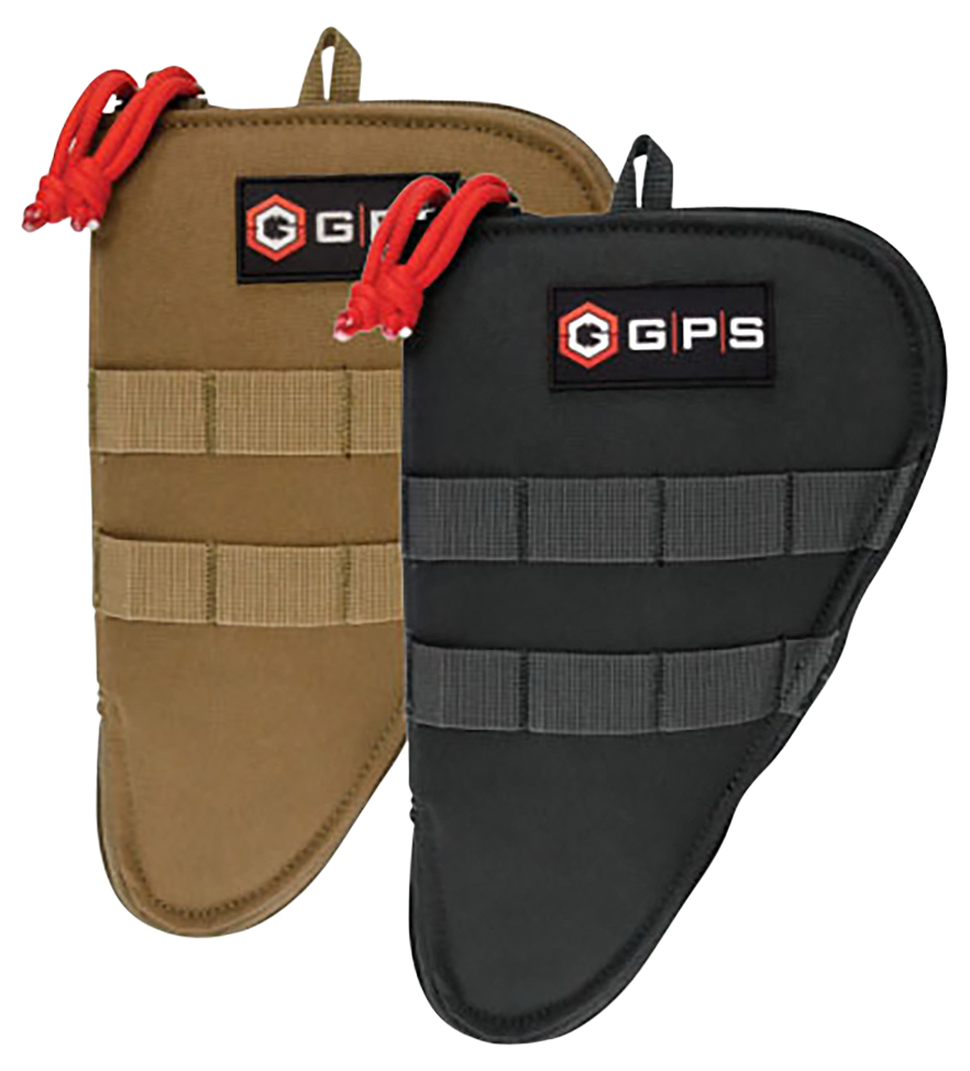 GPS Bags 1004CPCB Contouredwith Black Finish with Lockable Zipper for 4" or Less Barrel Handgun