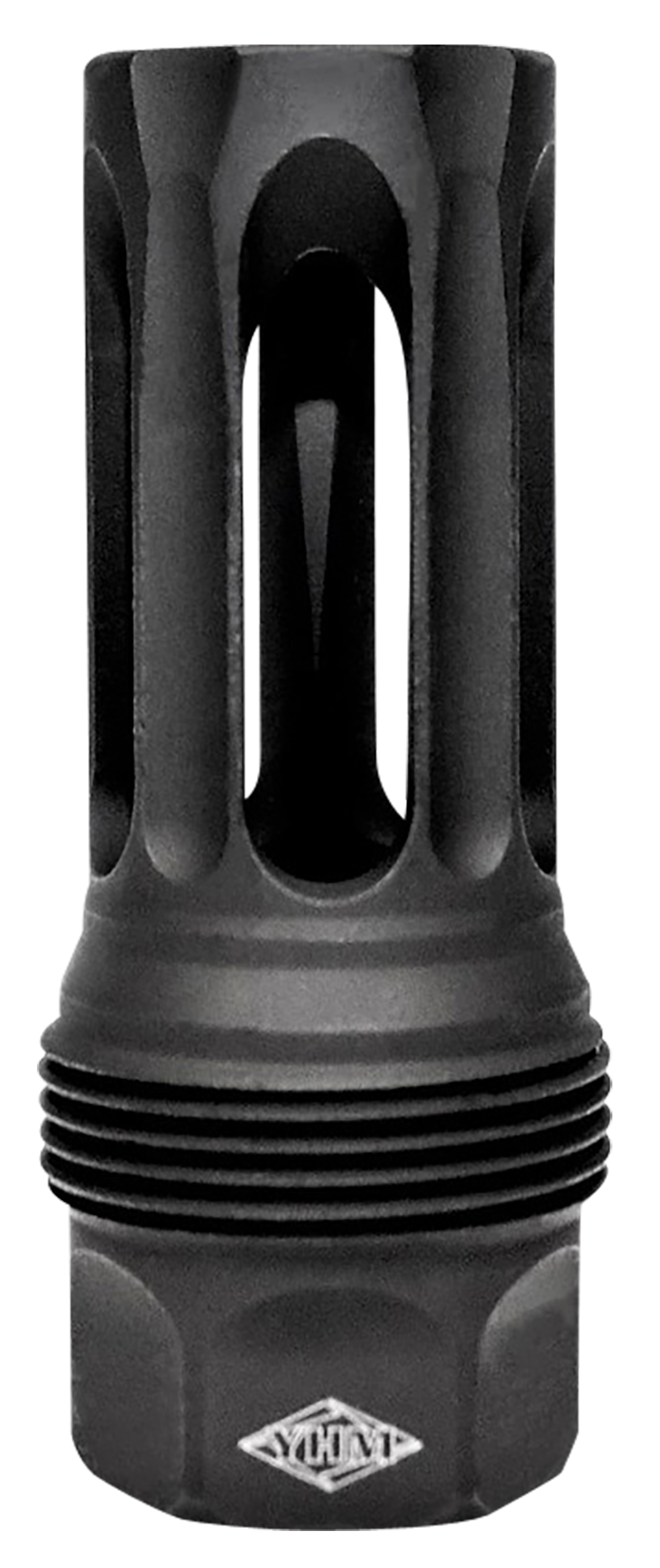Yankee Hill 444532 sRx Q.D. Flash Hider Short Black Phosphate Steel with 5/8"-32 tpi for sRx Adapters