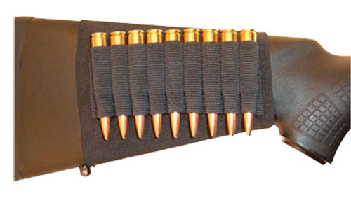 GrovTec US Inc GTAC81 Buttstock Cartridge HolderElastic Capacity 9rd Rifle Buttstock Mount