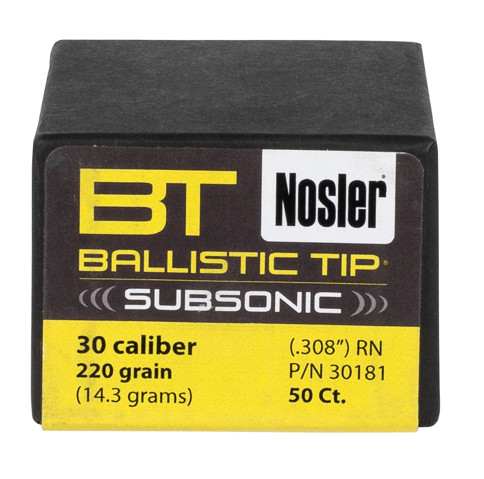 Nosler 30 Cal 220gr 50ct