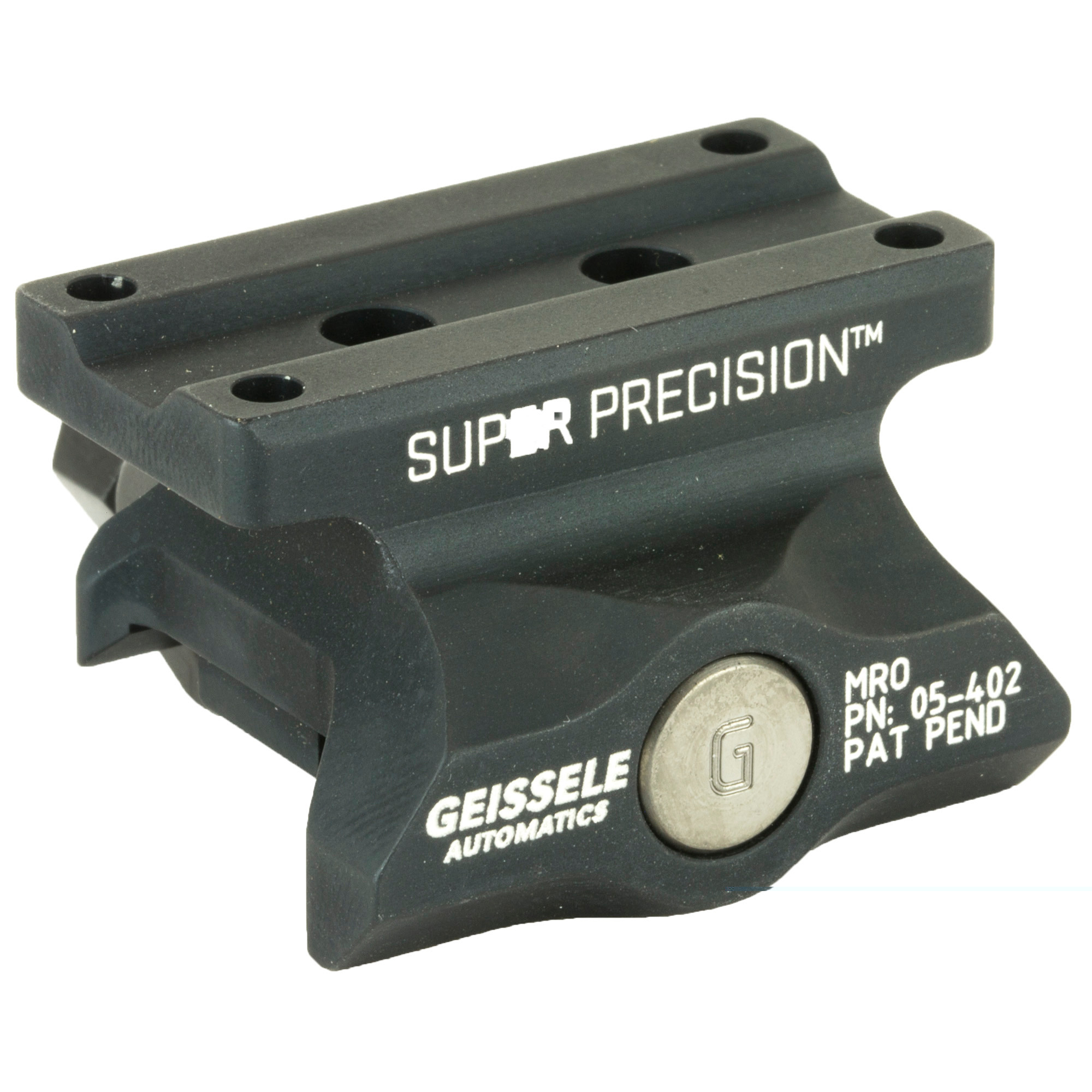 Geissele Super Precision MRO Mount Black, 7075-T6, Absolute Co-Witness