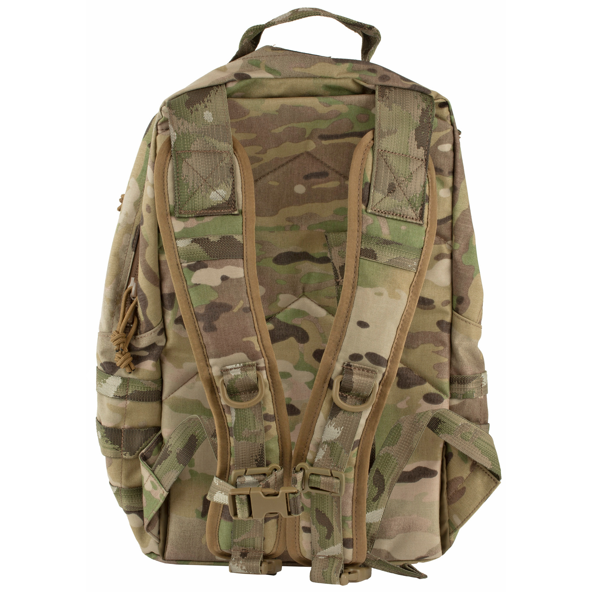 Grey Ghost Gear Lightweight Assault Pack, Mod 1, Backpack, Coyote Brown, Ripstop Nylon 6015-4
