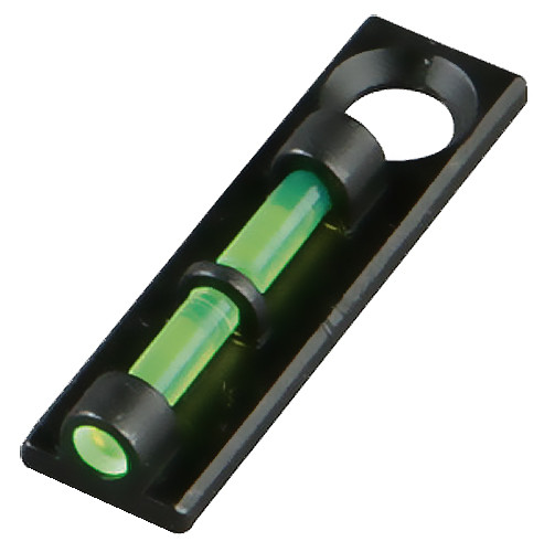 HIVIZ Flame Front Sight for Shotgun Barrels with Vent Rib & Removable Front Bead Fiber Optic