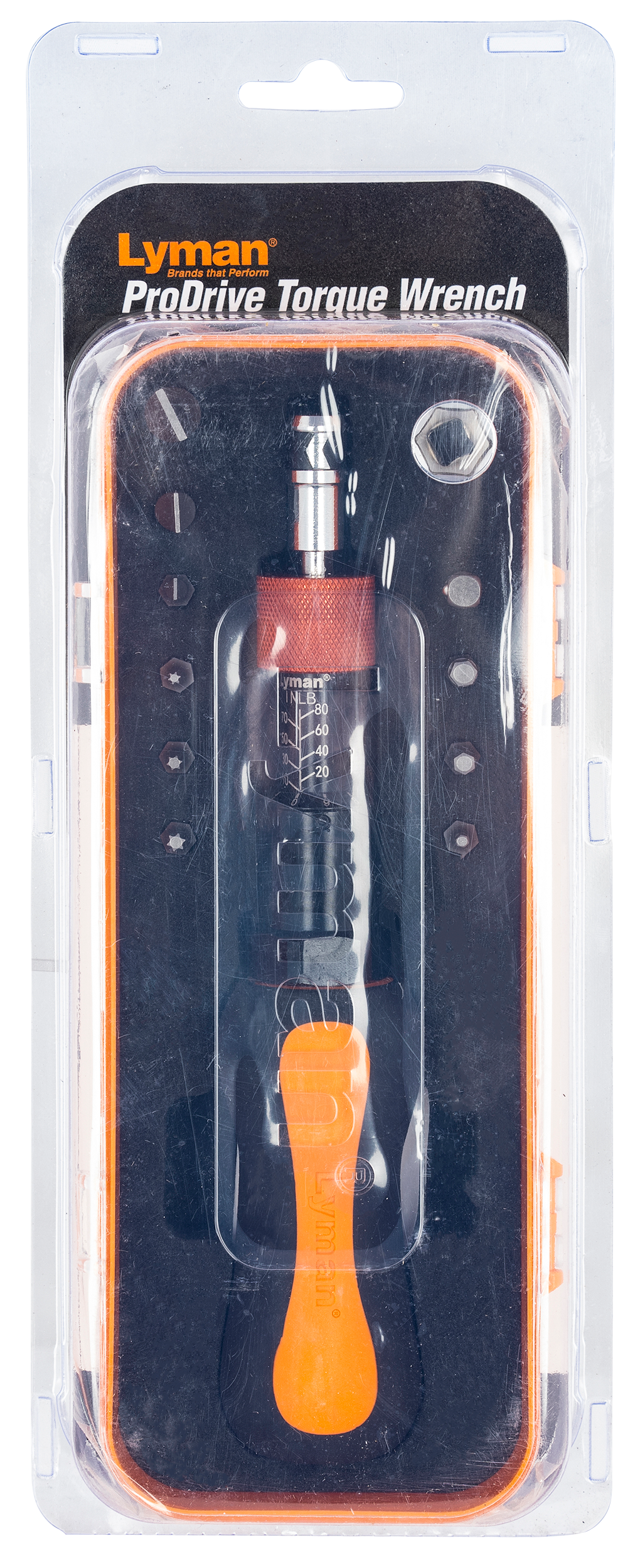 Lyman 7031300Torque Wrench Black/Orange Steel Rubber Handle