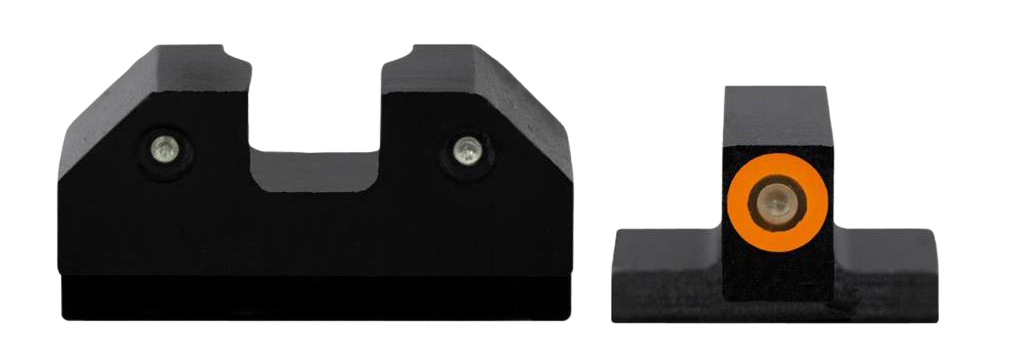 XS Sights CKR002P6N R3D Night Sights- CanikBlack | Green Tritium OrangeOutline Front Sight Green TritiumRear Sight