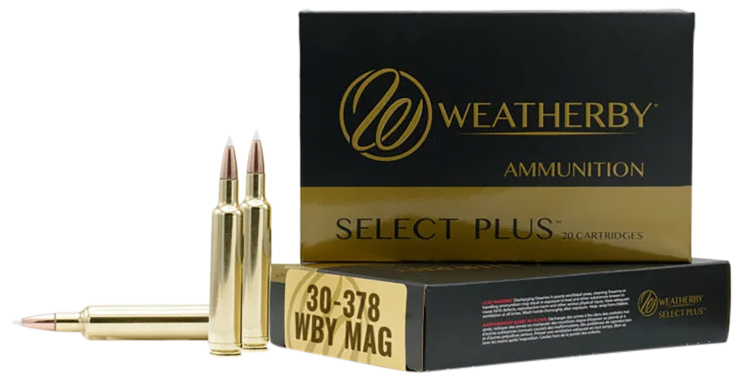 Weatherby Select Ammunition 30-378 Weatherby Magnum 180 Grain Hornady InterLock Spire Point 20RD