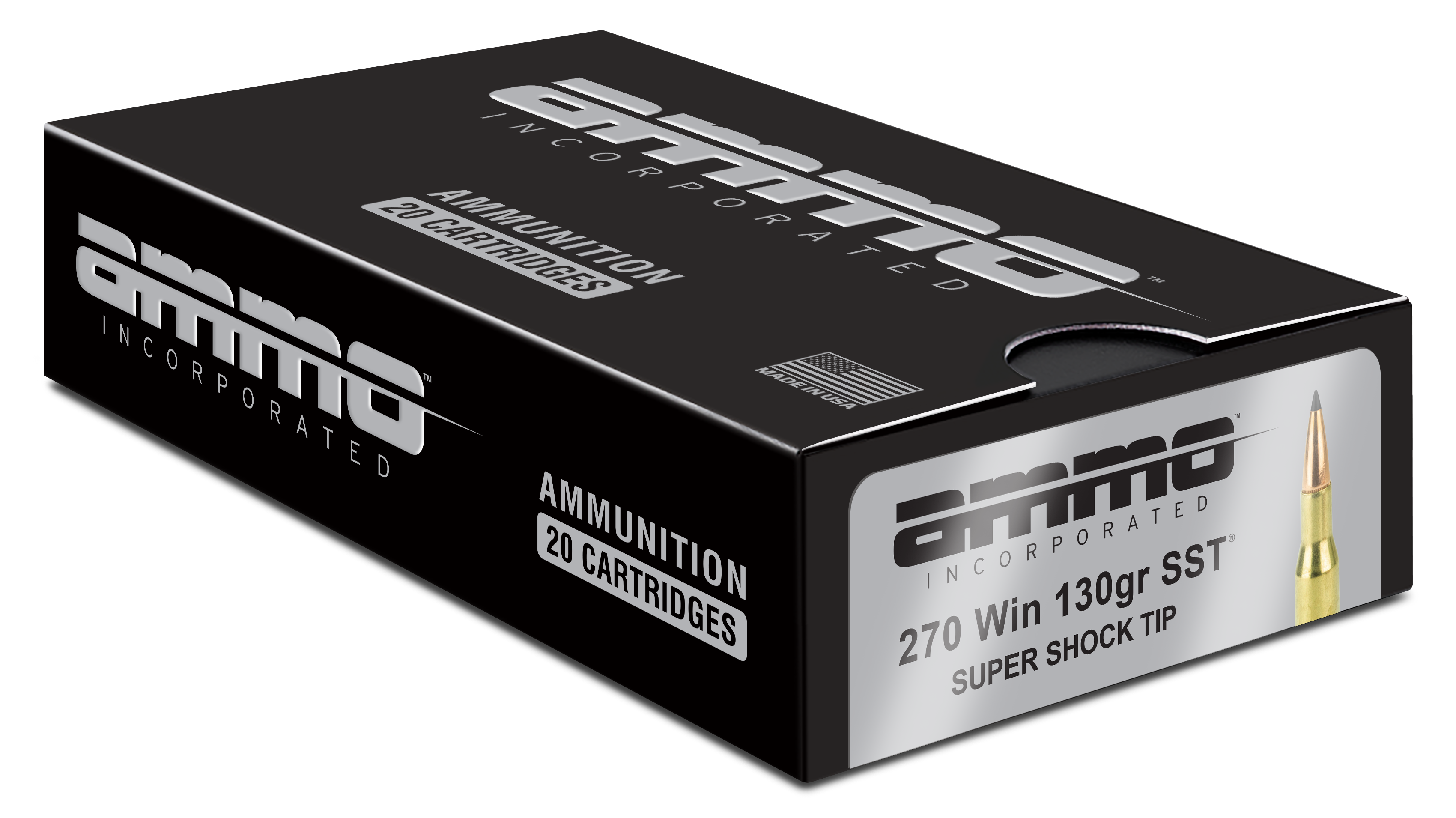 Ammo Inc 270W130SSTA20D Signature Personal Defense 270 Win 130 gr Super Shock Tip (SST) 20 Per Box/ 10 Cs