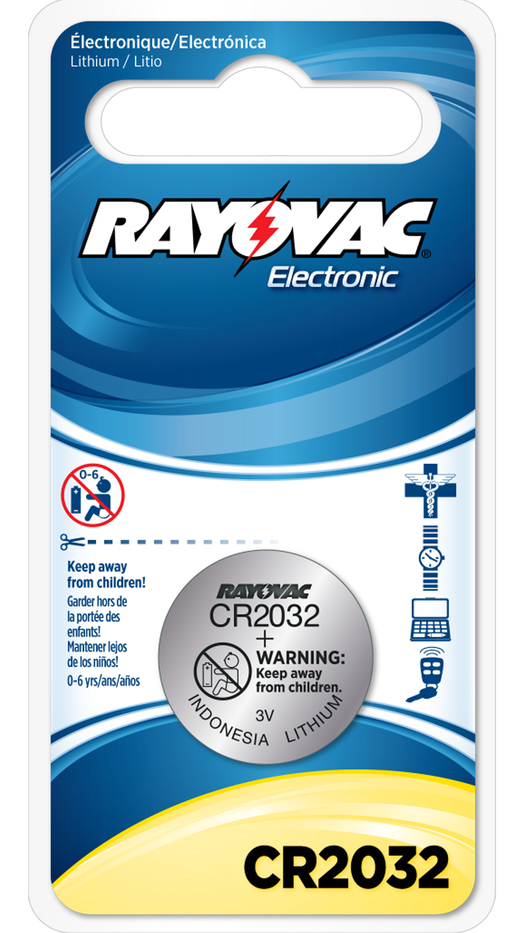 Rayovac KECR20321 CR20323V Li-Ion 225 mAh