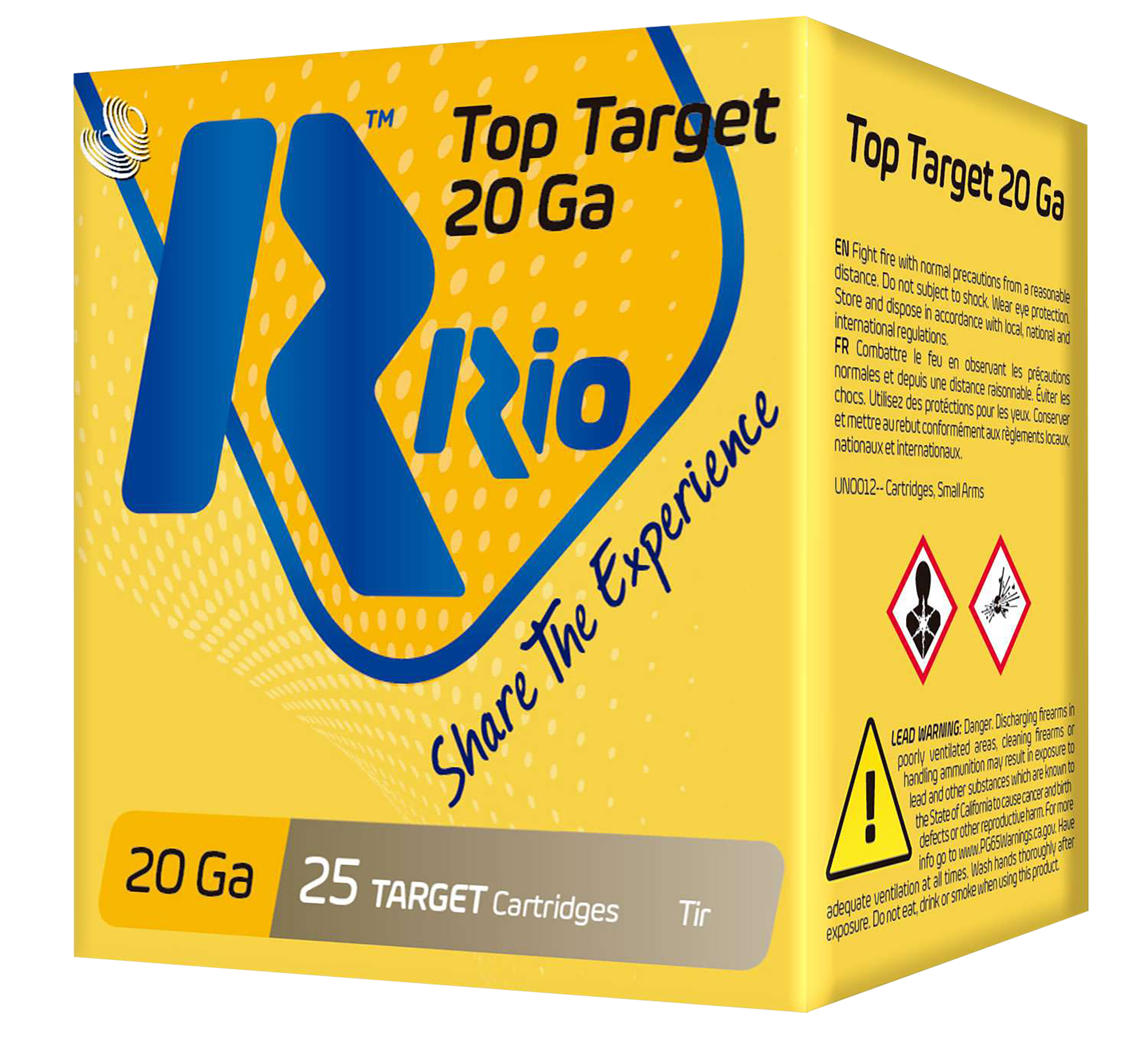Rio Ammunition TT209 Top Target 20 Gauge 2.75in. 7/8 oz 9 Shot 25 Bx/ 10 Cs