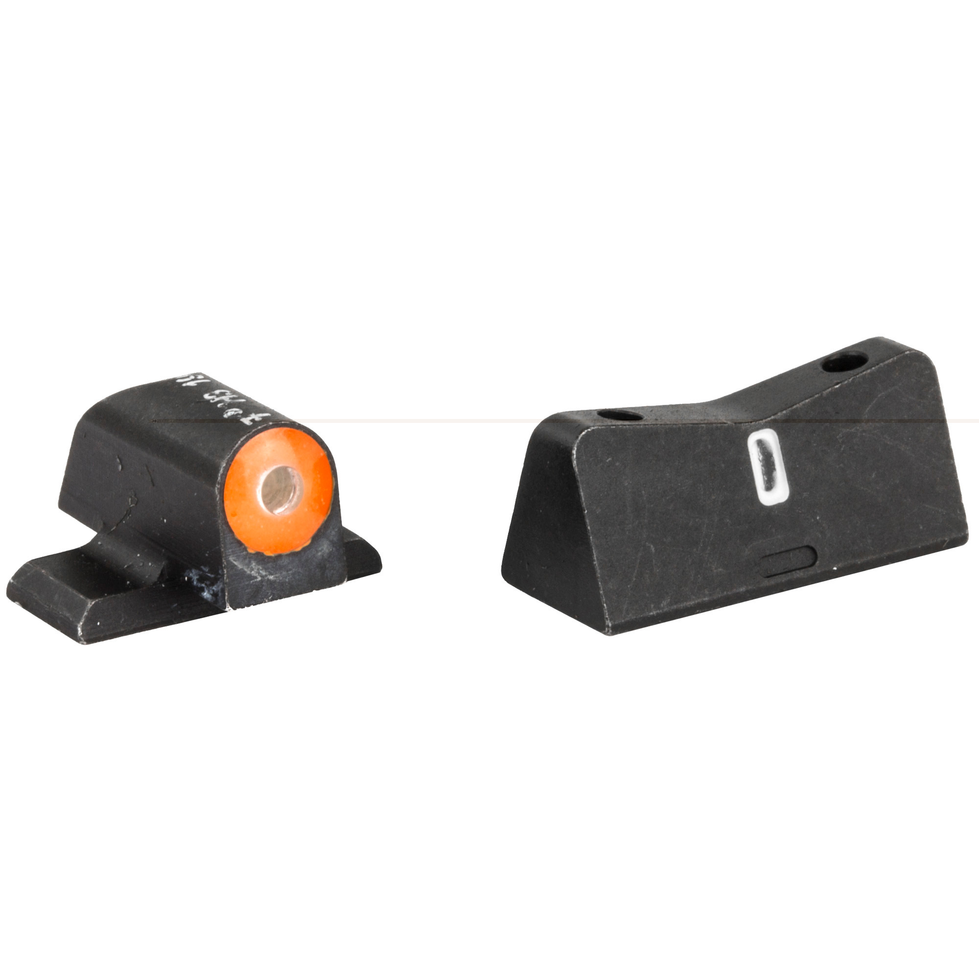 XS Sights SI0013S5N DXT2 Big Dot Night Sights- Sig Sauer- Springfield ArmoryBlack | Green Tritium Orange Outline Front Sight Green Tritium White Outline Bar Rear Sight