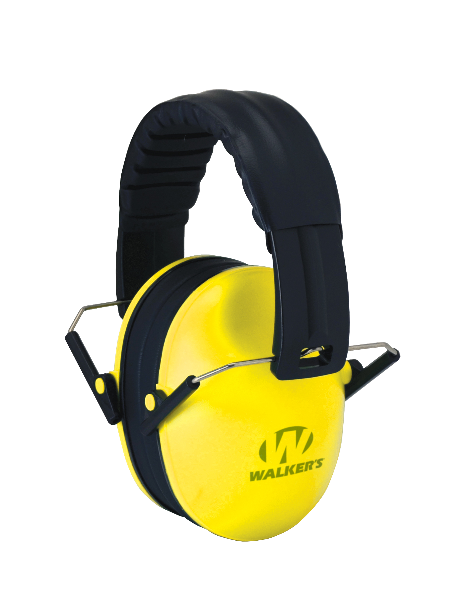 Walker's GWPFKDMLG Youth Passive Muff Polymer 22 dB Over the Head Lime Green/Black Youth