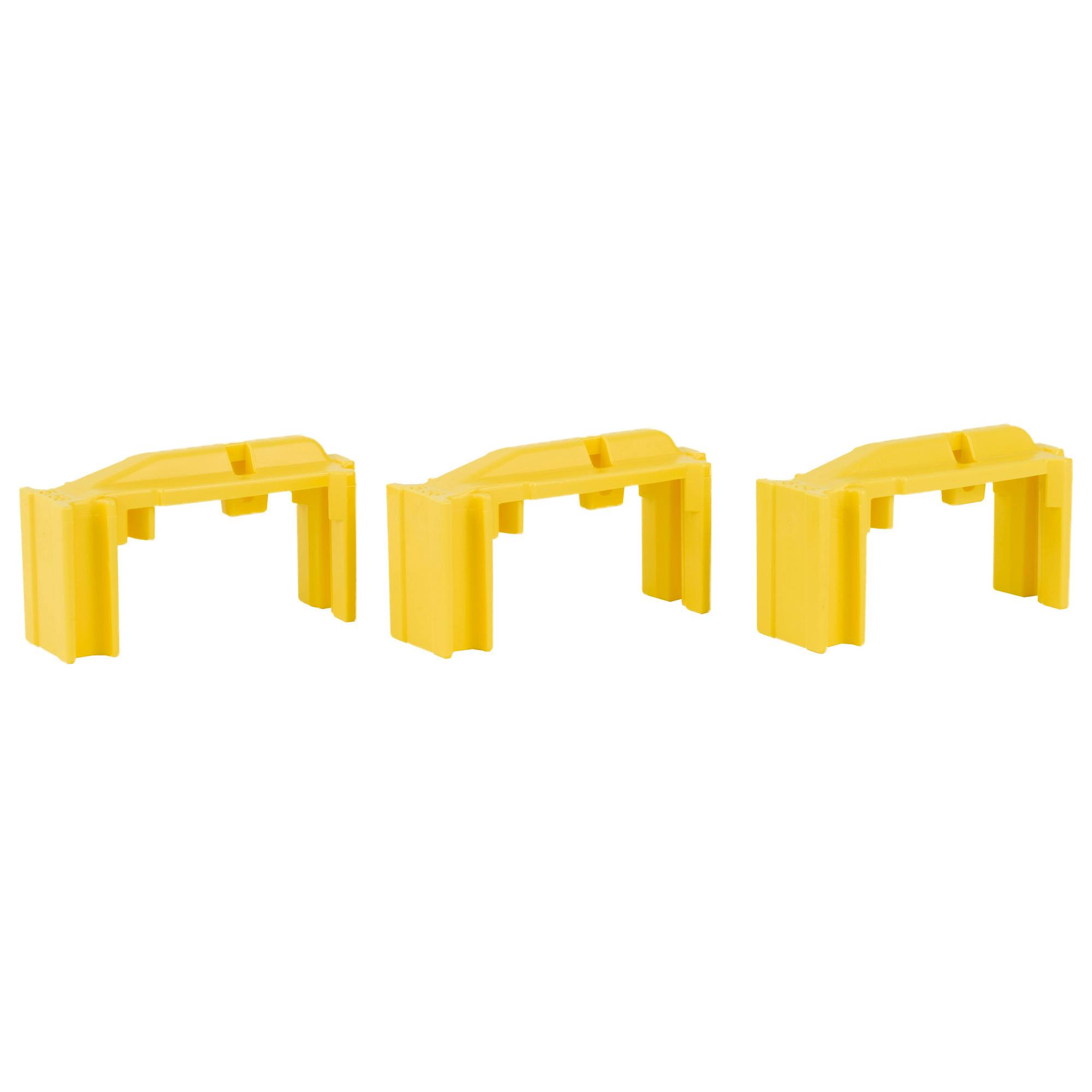 Magpul MAG110-YEL Enhanced Self-Leveling Follower made of Polymer with Yellow Finish & 4-Way Anti-Tilt Design for 5.56x45mm NATO USGI 30-Round Aluminum Magazines 3 Per Pack