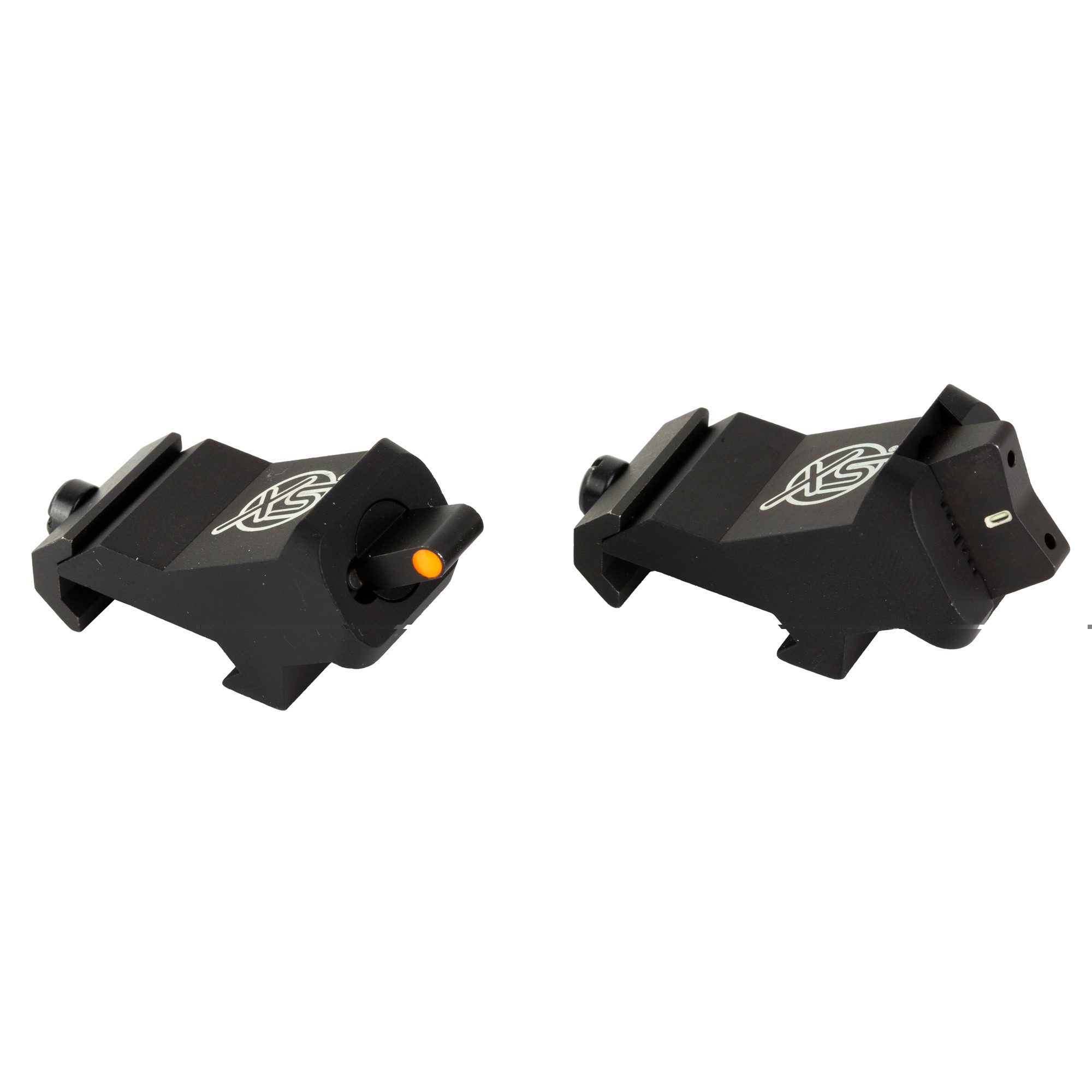 XS XTI2 DXS Offset Sight Set AR-15 Standard Dot Ember Glow Orange Aluminum Matte