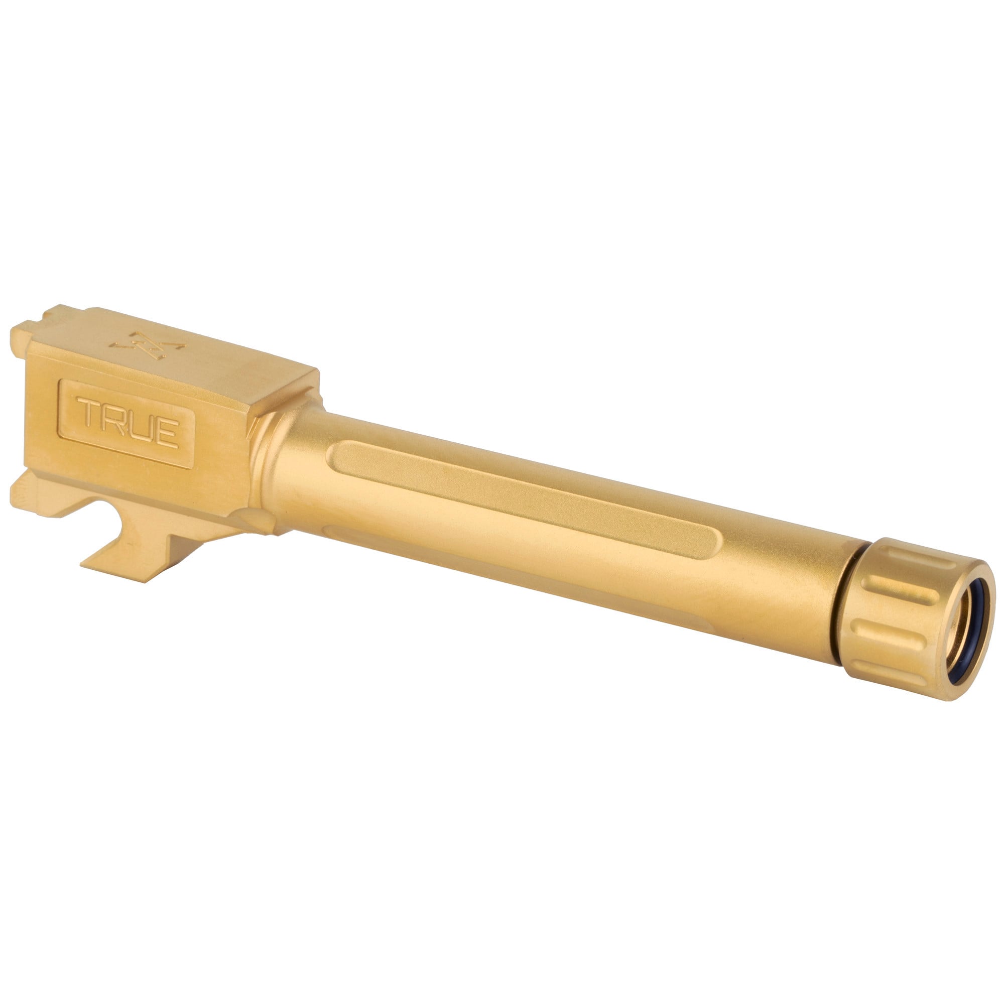 True Precision Barrel, 9MM, Gold Titanium Nitride, Threaded, Fits Sig P320 Compact TP-P32CB-XTG