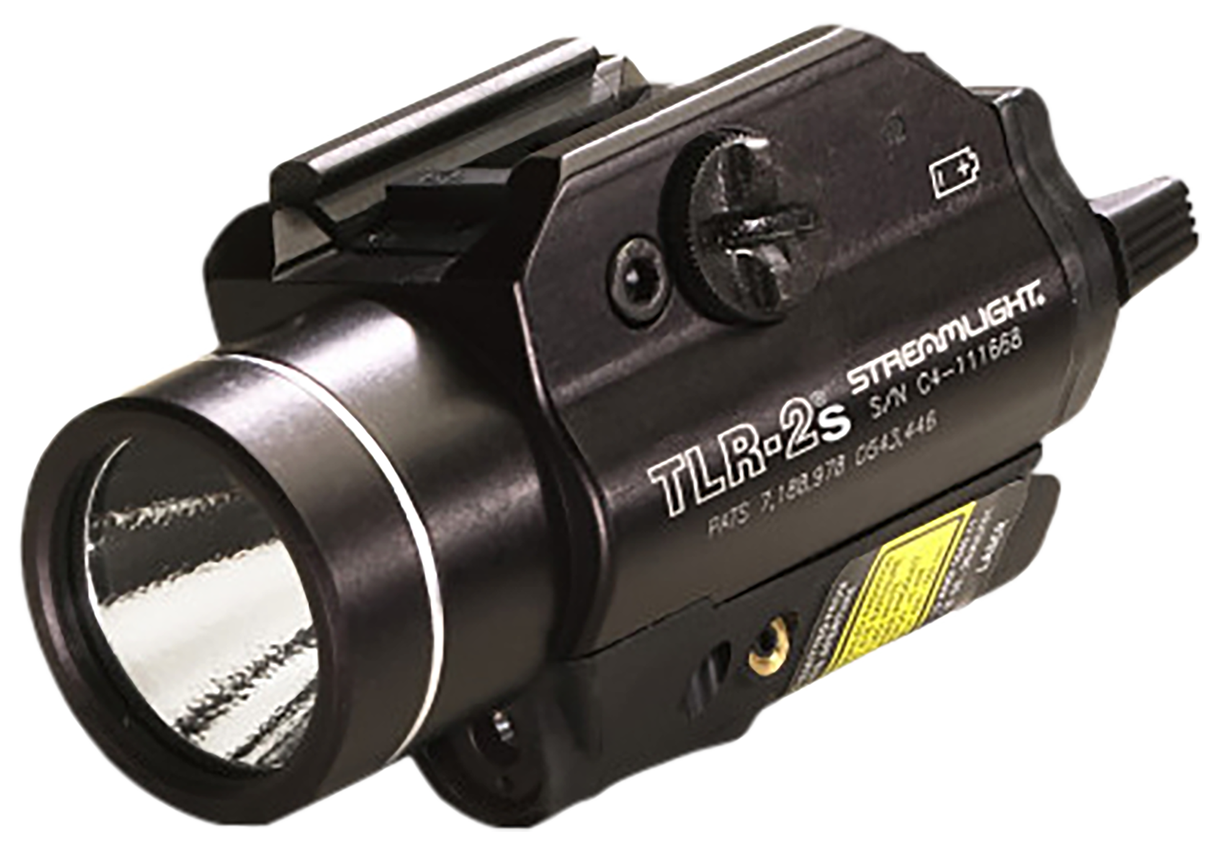 Streamlight 69230 TLR-2S Weapon Light w/Laser For Handgun 300 Lumens Output White LED Light/Red Laser Glock Style Rail/Picatinny Mount Black Anodized Aluminum