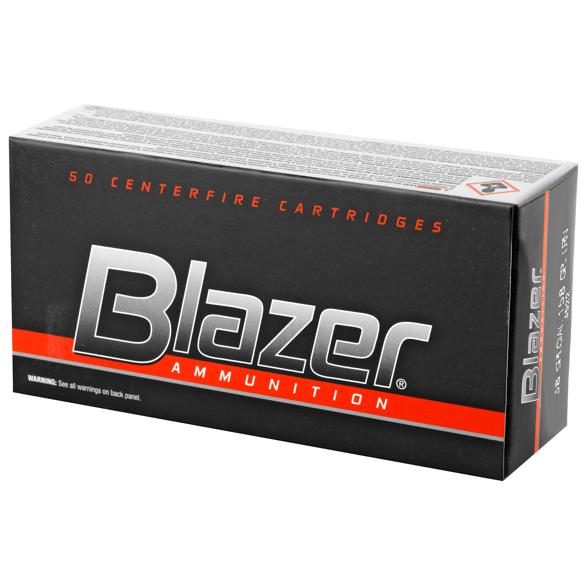 Blazer Ammunition 38 Special 158 Grain Lead Round Nose