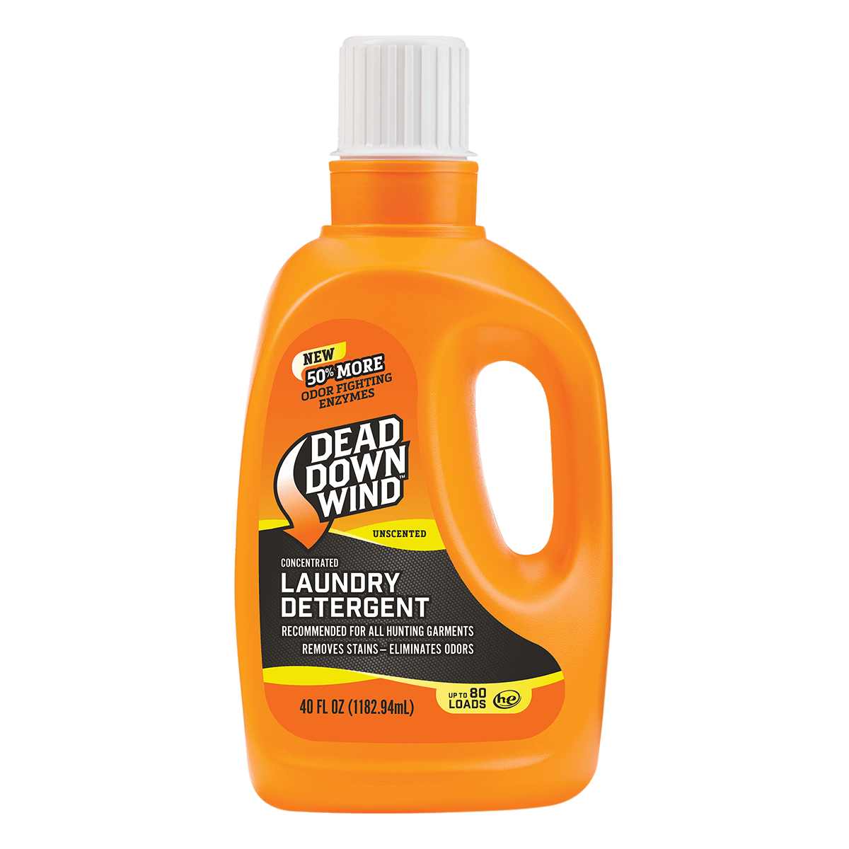 Dead Down Wind 114018 Laundry DetergentOdor Eliminator Unscented Scent 40 oz Jug