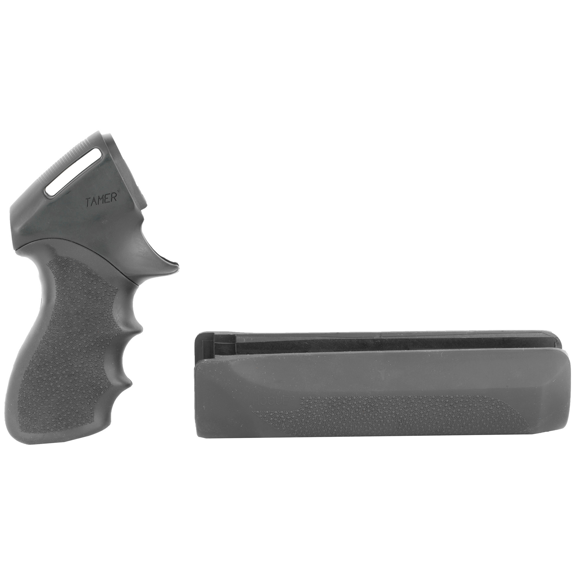 Hogue Rubber OverMolded Tamer Pistol Grip and Forend Remington 870 12 Gauge Synthetic Black