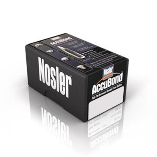 Nosler AccuBond Bullets 375 Caliber (375 Diameter) 260 Grain Bonded Spitzer Boat Tail Box of 50
