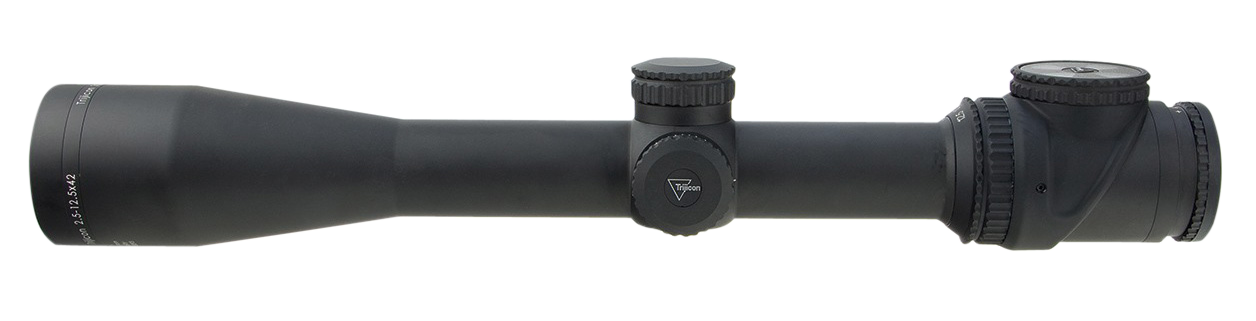 Trijicon 2.5-12.5x42 AccuPoint 30mm Rifle Scope Matte, Mil-Dot Crosshair w/ Green Dot