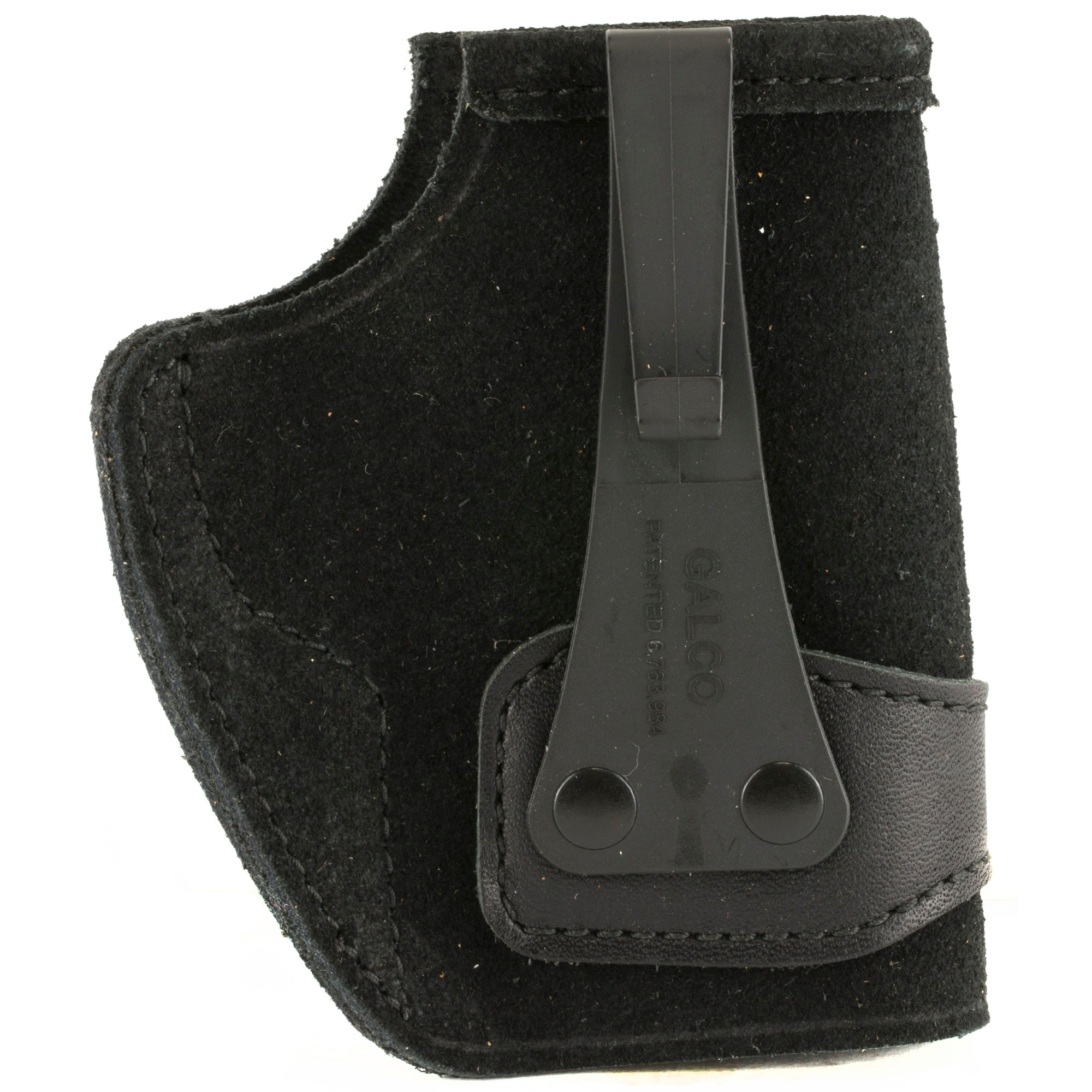 Galco TUC474B Tuck-N-Go 2.0 IWB Black Leather UniClip/Stealth Clip Fits S&W M&P 2.0 Compact/2.0 Subcompact/Savage Stance Ambidextrous