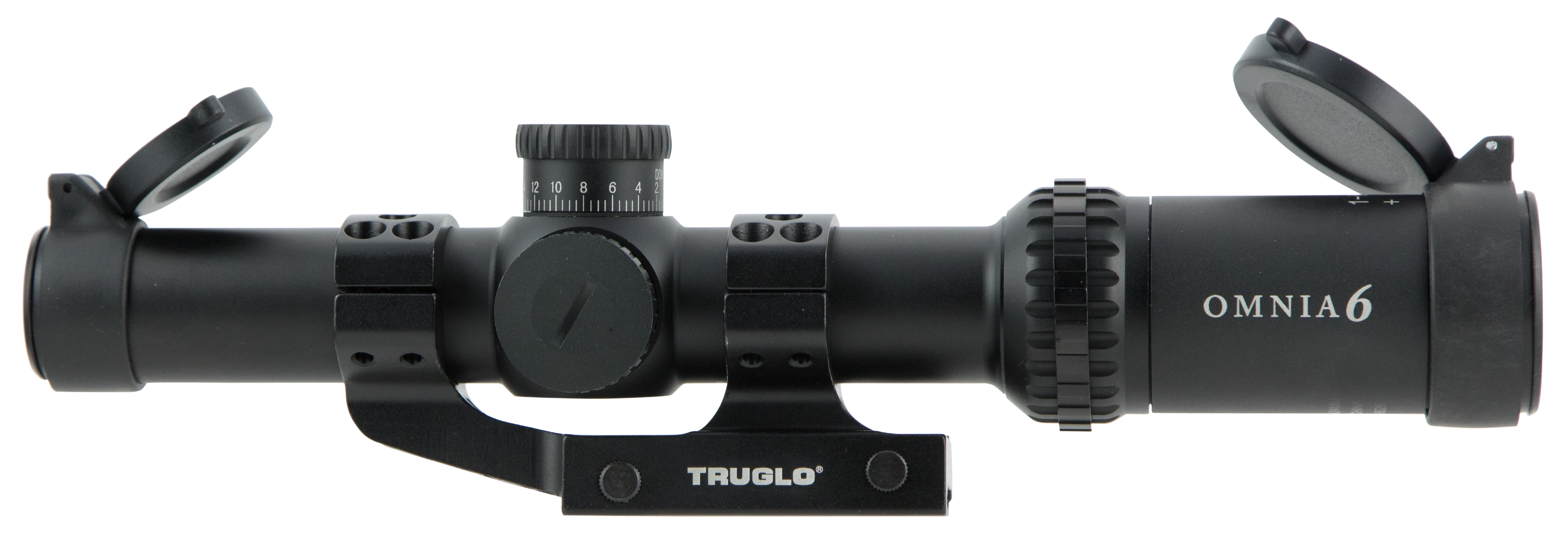 Truglo 1-6x24 Omnia Tactical 30mm Riflescope Matte, Illuminated A.P.T.R., Locking Target Turrets