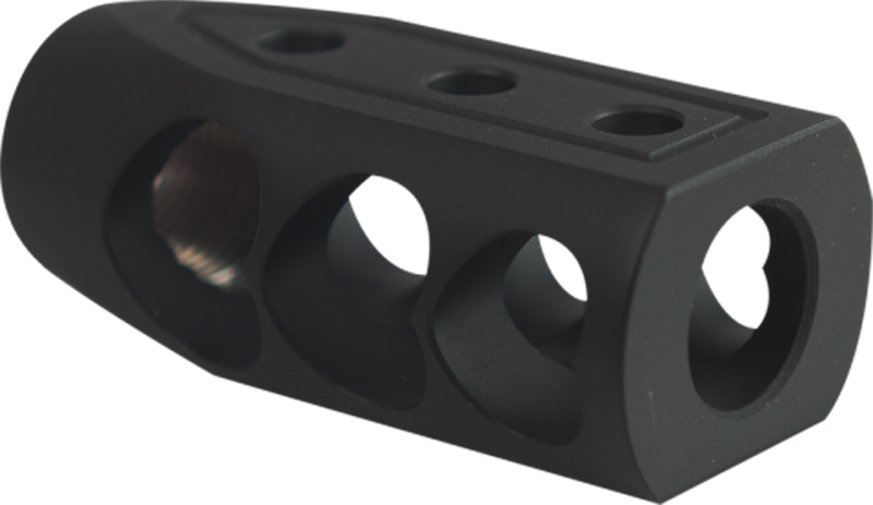 Timber Creek Outdoors 50BEOHBBLC Muzzle BrakeBlack Cerakote with 49/64-20 tpi Threads for 50 Beowulf AR-Platform