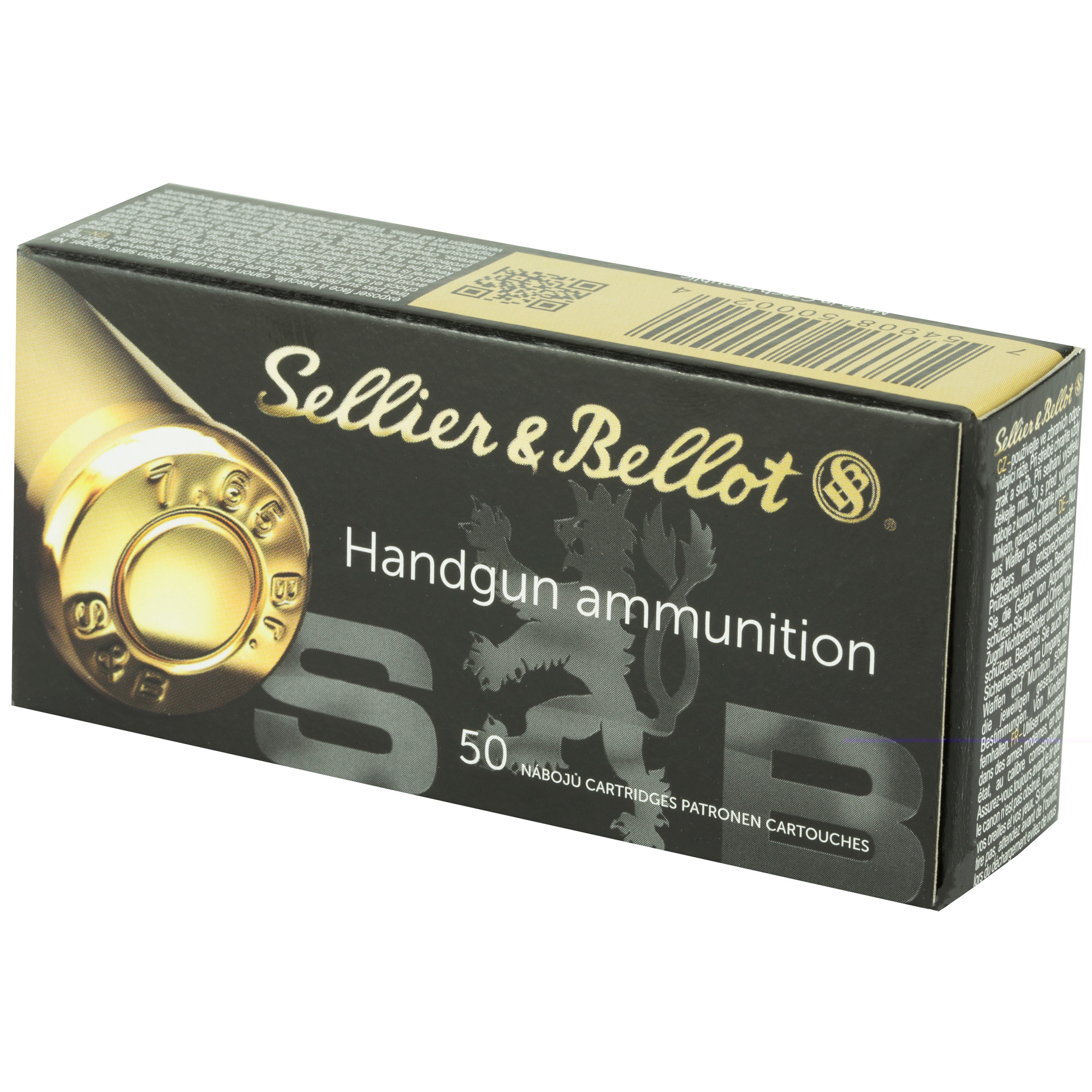 Sellier & Bellot Ammunition 32 ACP 73 Grain Full Metal Jacket Box of 50