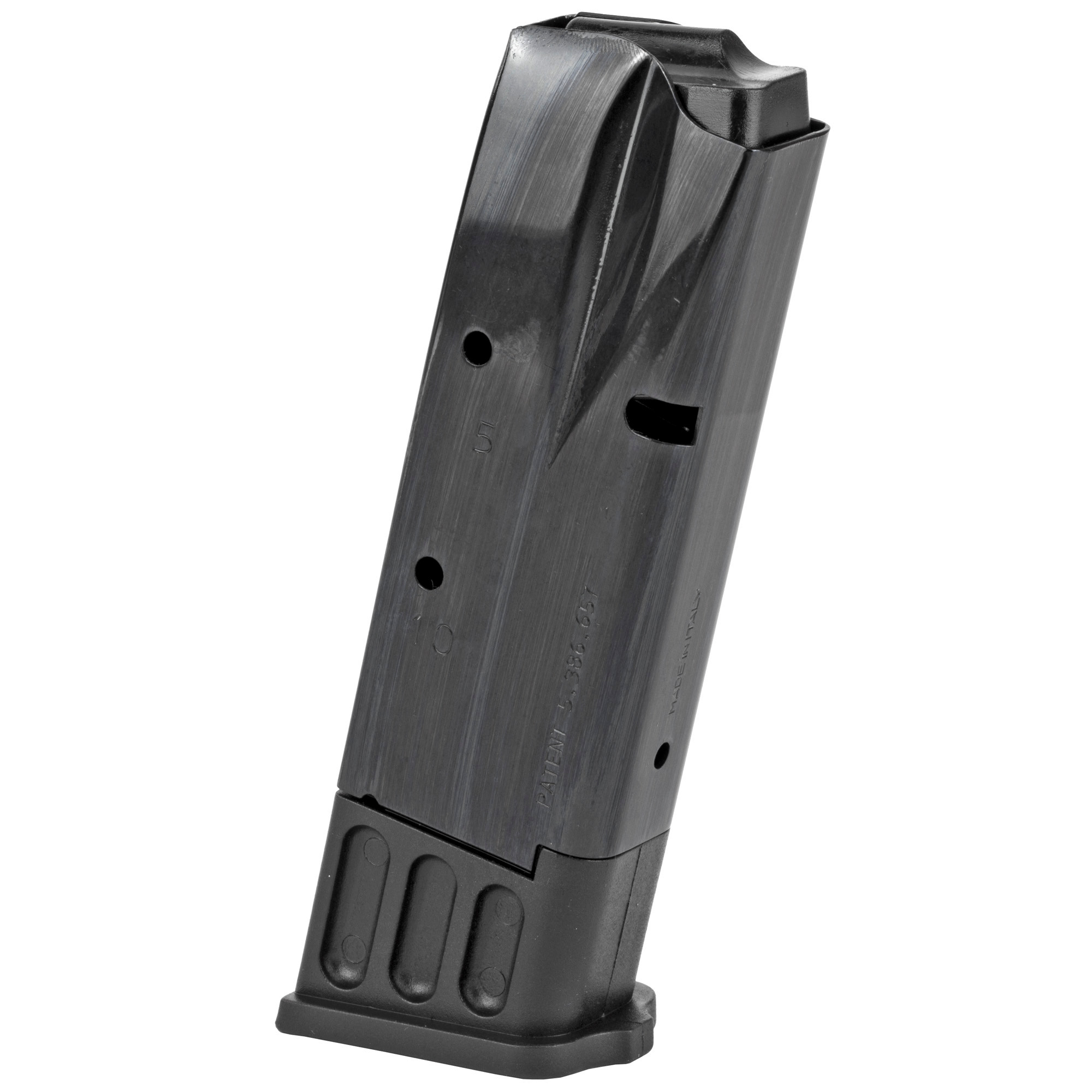 Mec-Gar MGBRHP10B StandardBlued Detachable 10rd 9mm Luger for Browning Hi-Power/Springfield SA-35