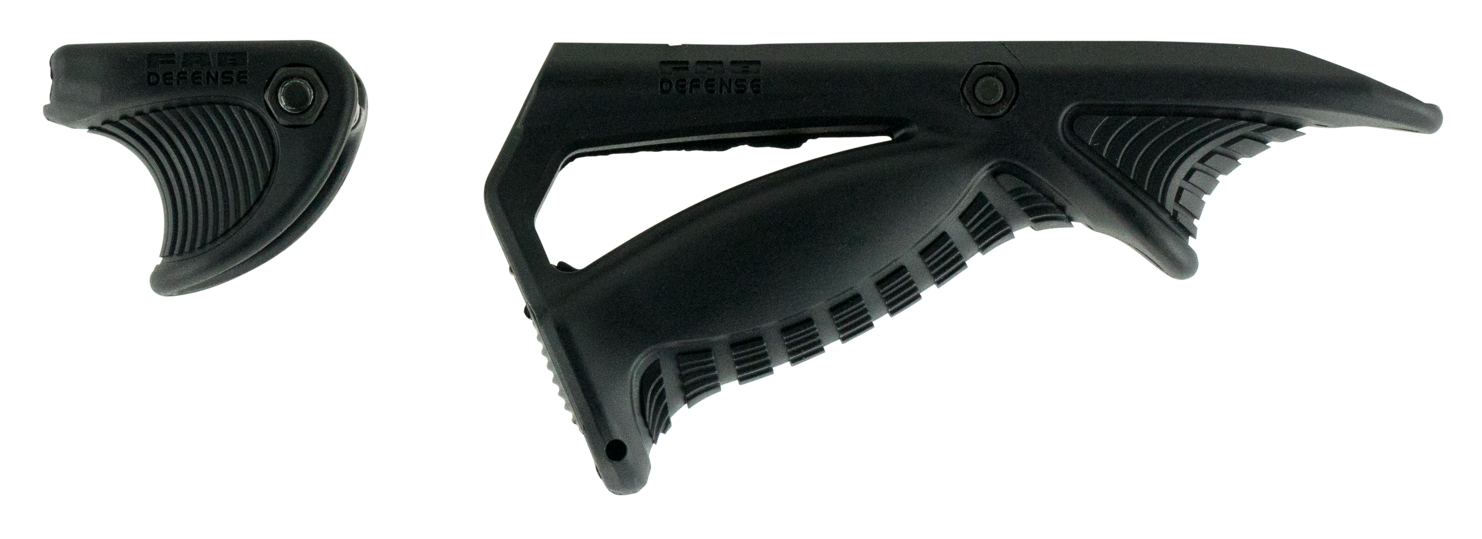 FAB Defense FXPTKCB PTK & VTS Ergonomic Pointing Grip Combo Pack Made of Polymer With Black Finish & Storage Compartment for Picatinny Rail