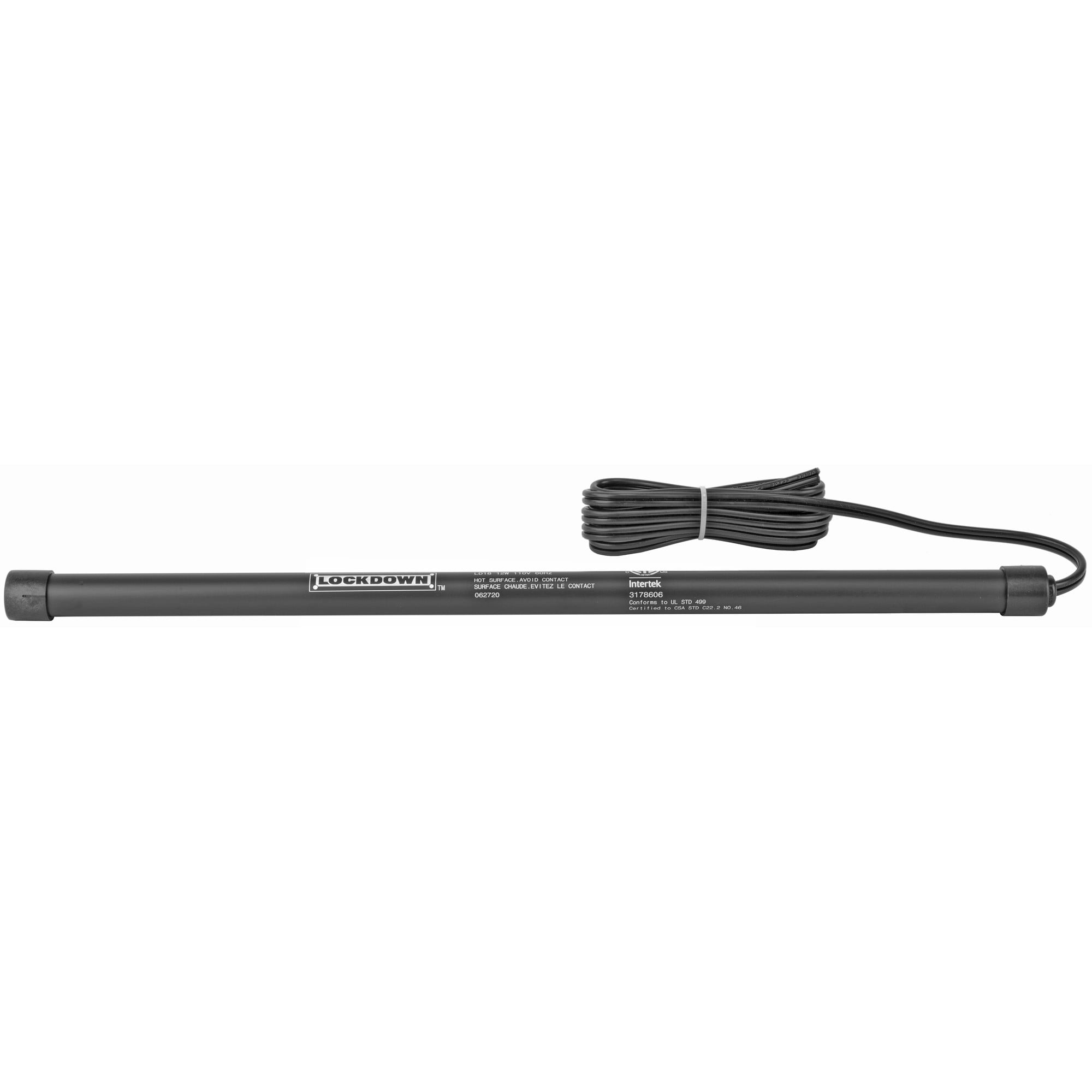 Lockdown 222010 Electric Dehumidifier Rod 110V 18 100CF Black in. Lockdown Dehumidifier Rod 18 Inch