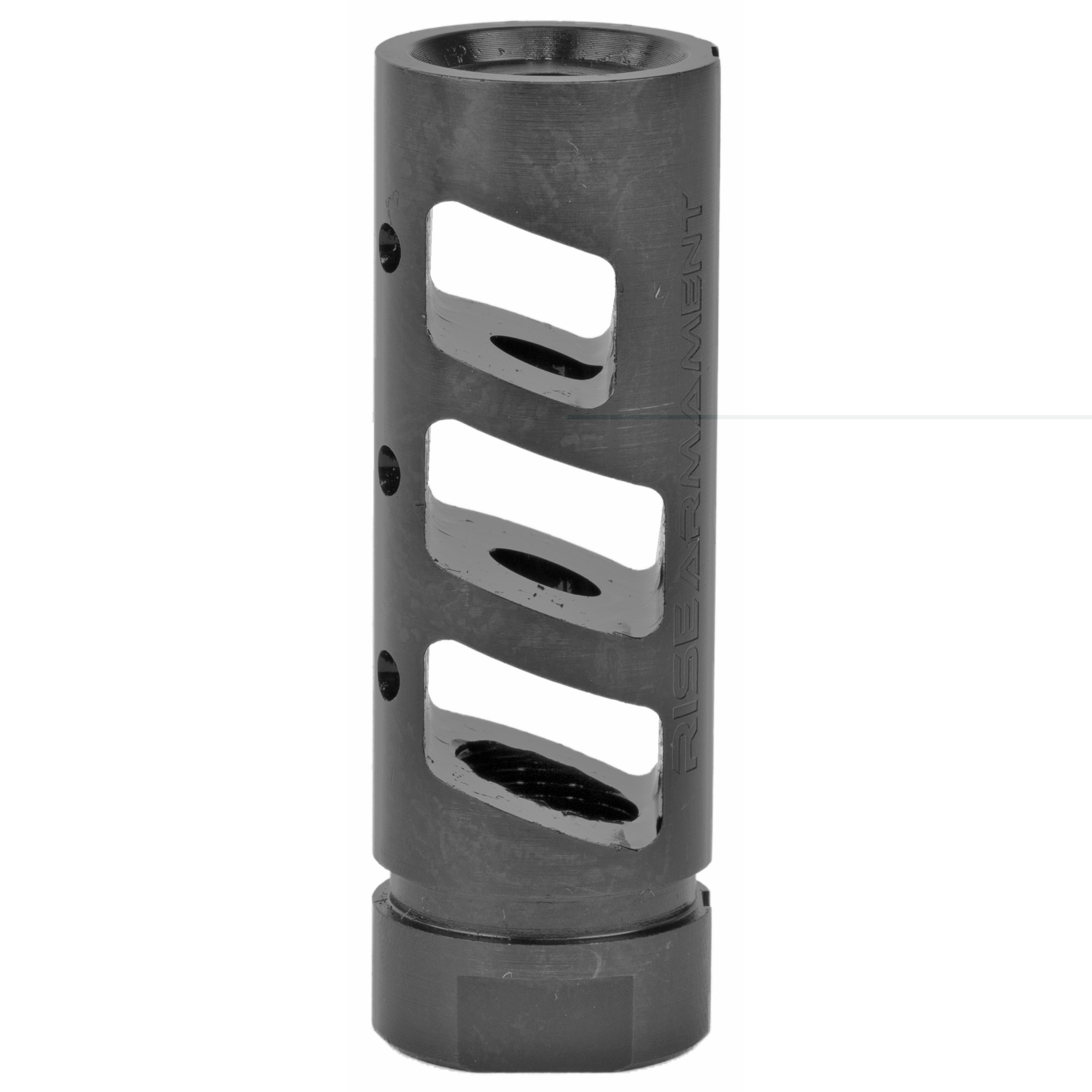Rise Armament RA701223BLK RA-701 Compensator Black Nitride 416R Stainless Steel with 1/2"-28 tpi Threads & 2.50" OAL for 5.56x45mm NATO AR-Platform