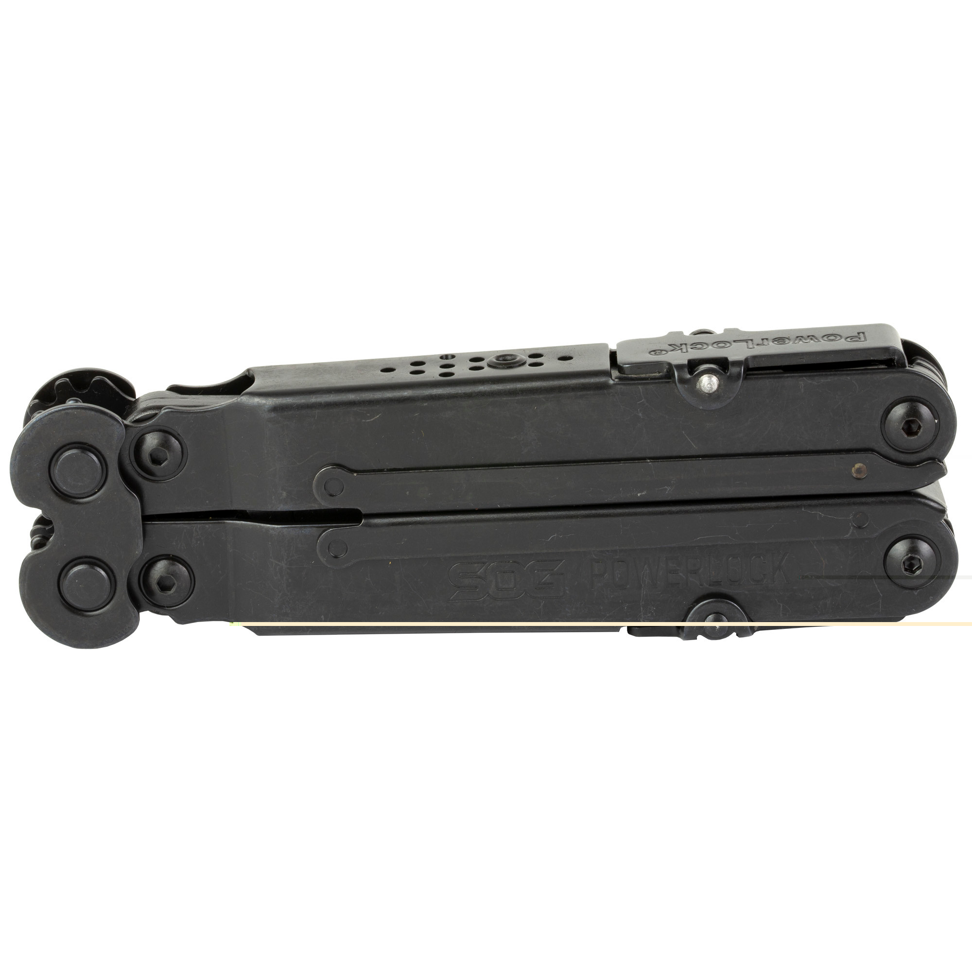 S.O.G SOGB61NCP PowerlockBlack Oxide 420 Stainless Steel 7" Long Features 18 Tools w/Sheath