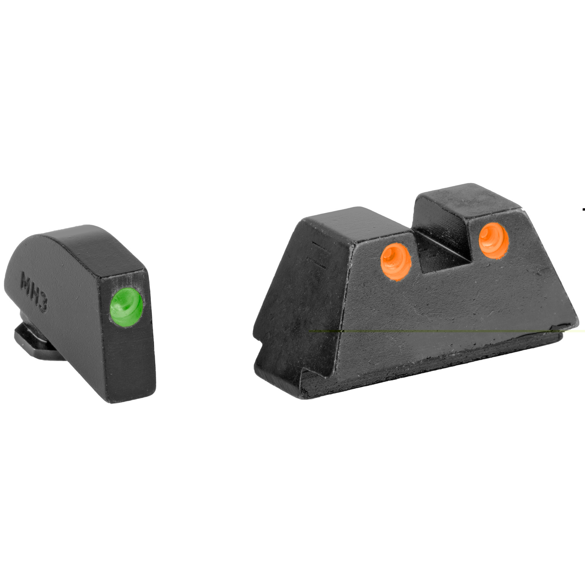 Meprolight Tru-Dot Suppressor Height Sight Set Glock 17, 17L, 19, 22, 23, 24, 25, 26, 27, 28, 31, 32, 33, 34, 35, 37, 38 Steel Blue Tritium
