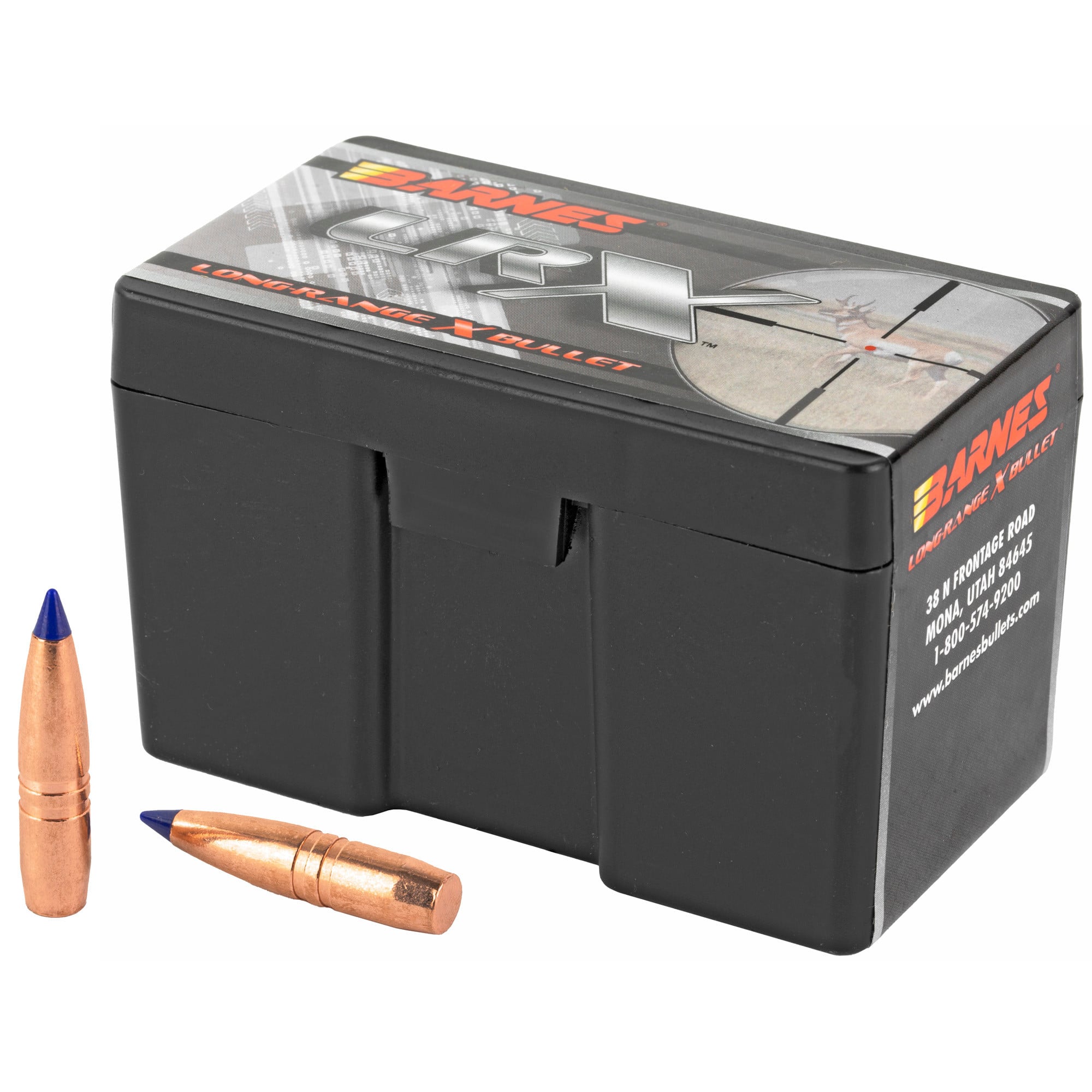 Barnes LRX Long-Range Hunting Bullets 264 Caliber, 6.5mm (264 Diameter) 127 Grain LRX Boat Tail Lead-Free Box of 50
