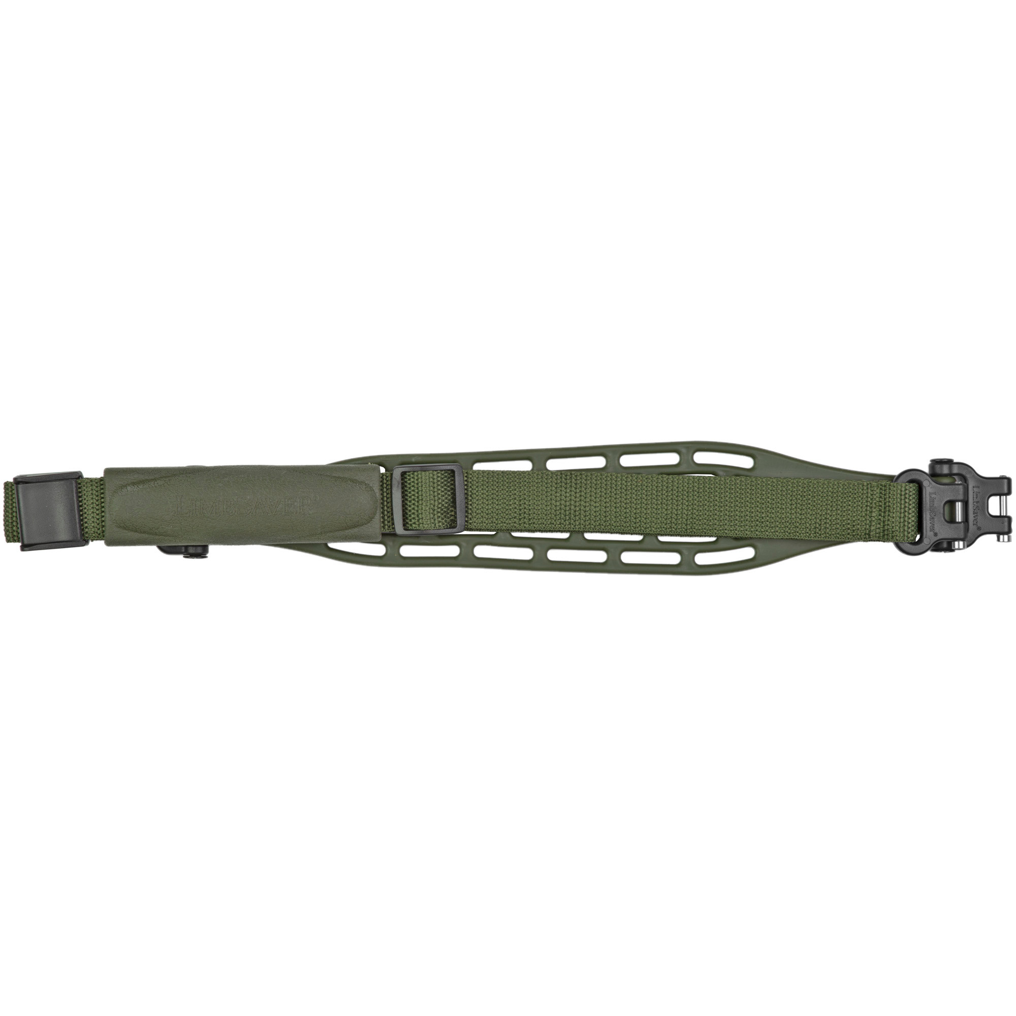 Limbsaver 12192 Kodiak-Air Sling made of OD Green NAVCOM Rubber with 2" W & Adjustable Design for Rifles
