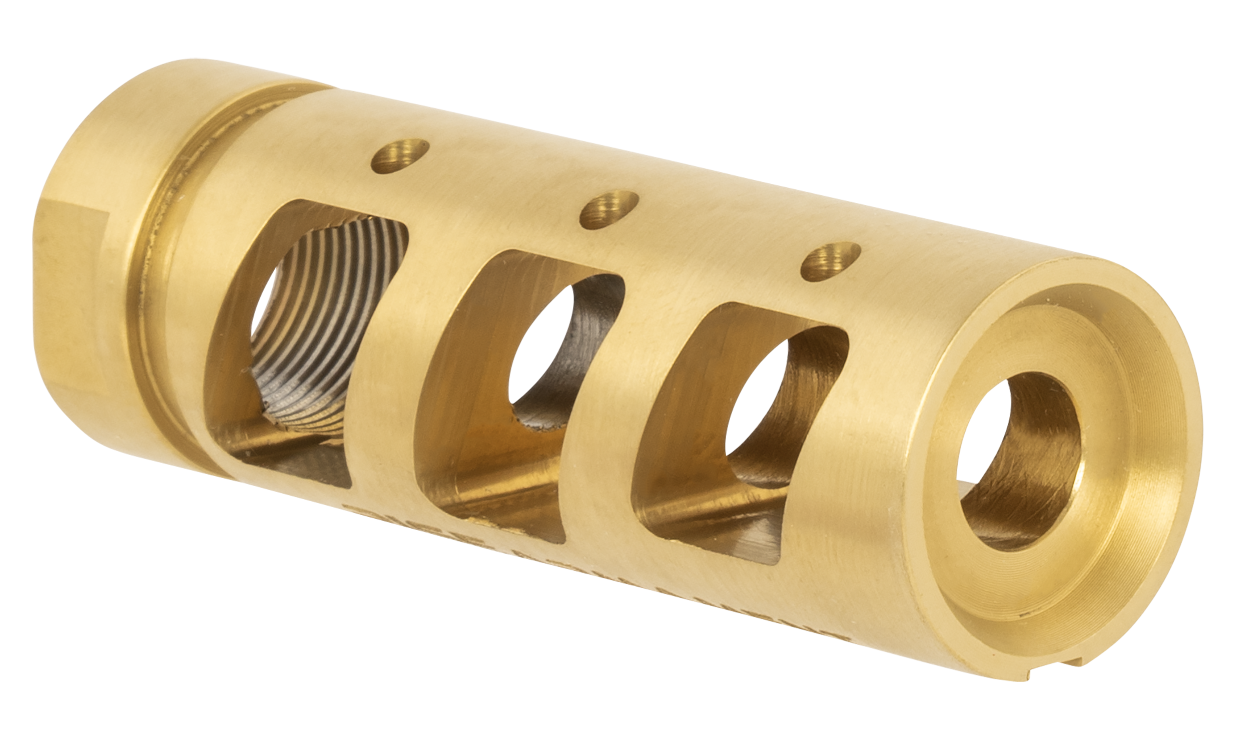 Rise Armament RA701308TIN RA-701Gold Nitride Titanium with 5/8"-24 tpi Threads for 30 Cal