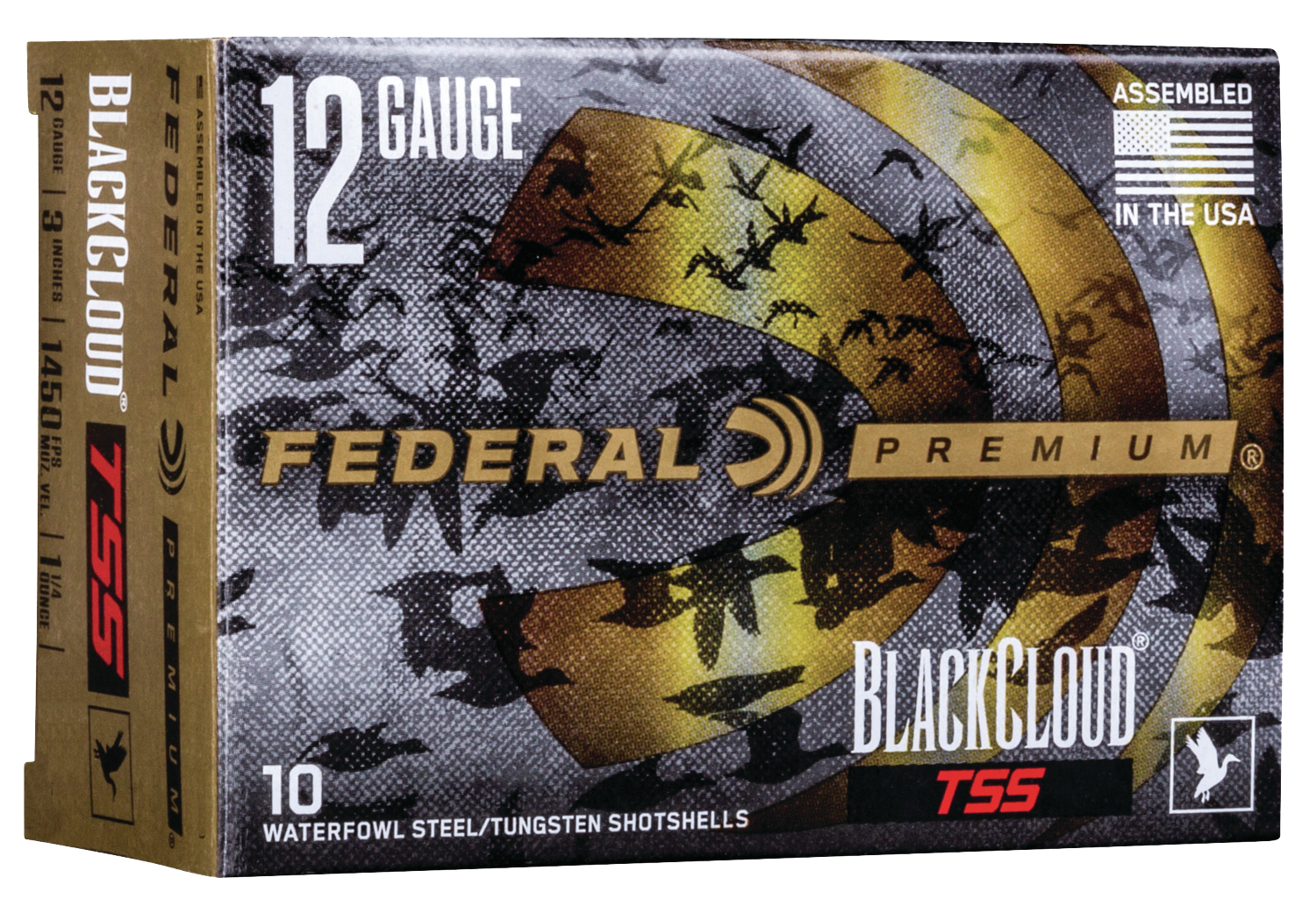Federal Premium Black Cloud TSS Ammunition 12 Gauge 3" 1-1/4 oz Non-Toxic FlightStopper Steel and Tungsten Super Shot