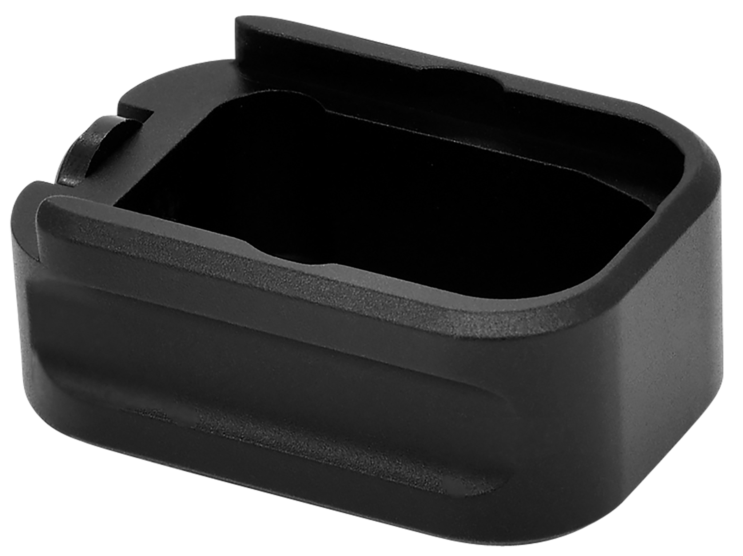 Warne 3126 Magazine Extensionmade of 6061-T6 Aluminum with Hardcoat Anodized Black Finish for Glock 19, 23 Magazines (Adds 5rds 9mm Luger, 4rds 40 S&W)