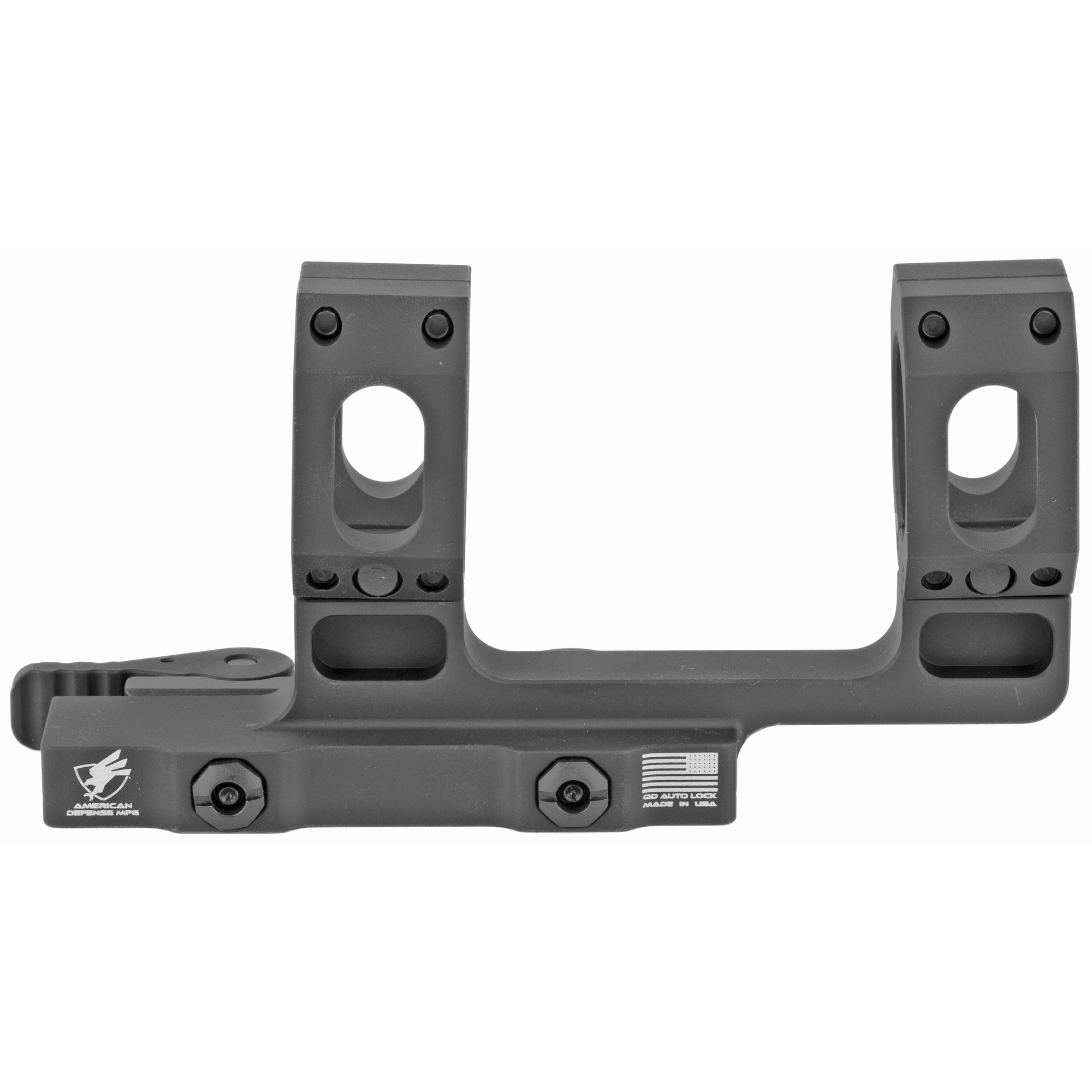 American Defense Recon-H Quick-Release Scope Mount Picatinny-Style AR-15 Flat-Top Matte