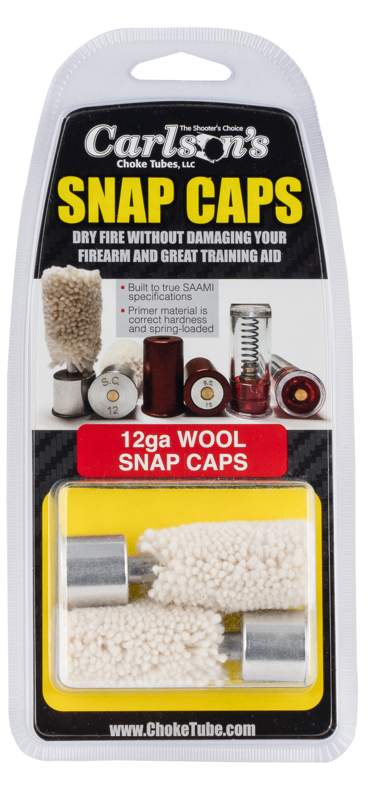 Carlson's Choke Tubes 00105 Snap Cap Wool 12 Gauge Wool w/Aluminum Base 2
