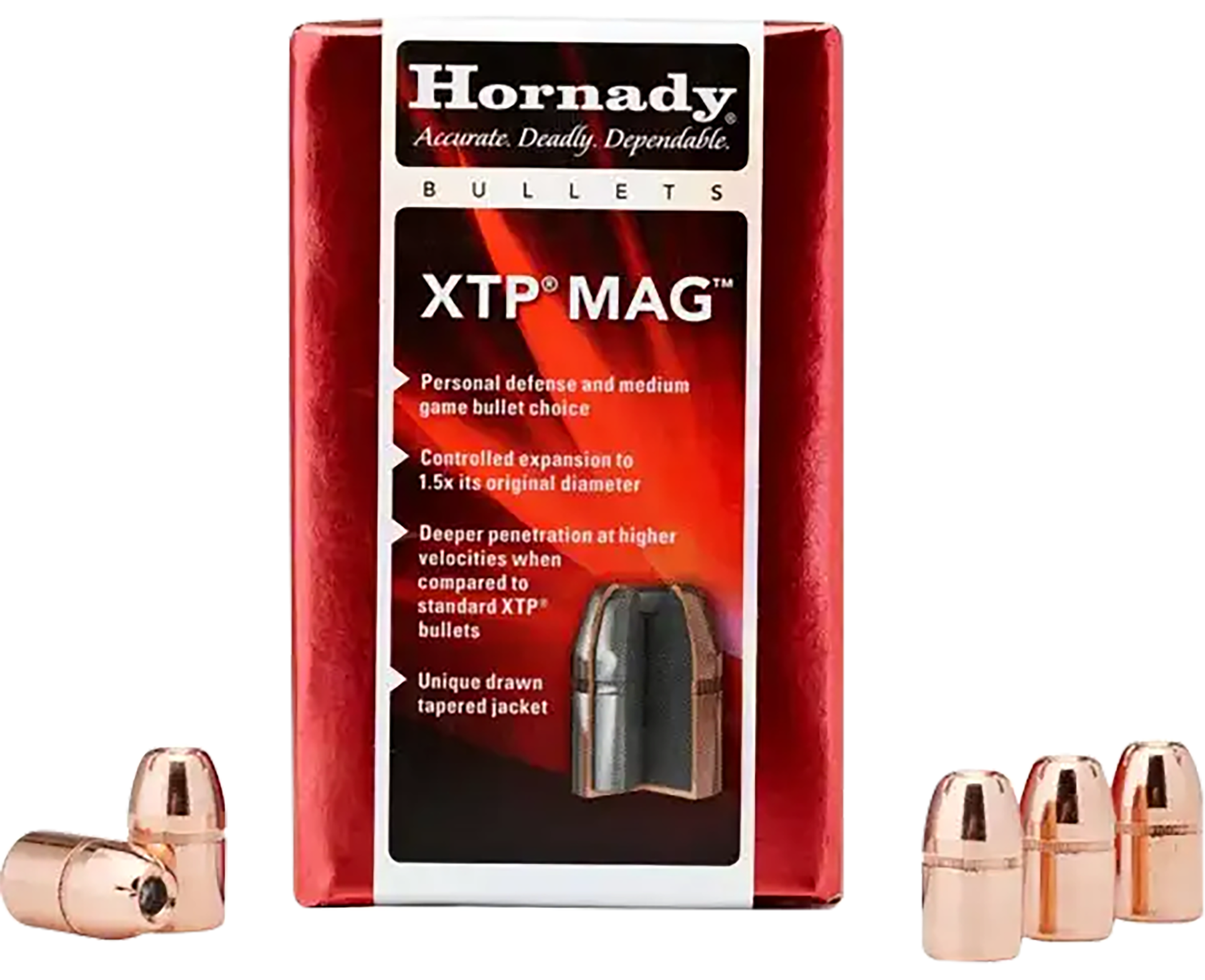 Hornady 45220 XTP Mag 45 Cal .452 240 gr XTP MAG 100 Per Box
